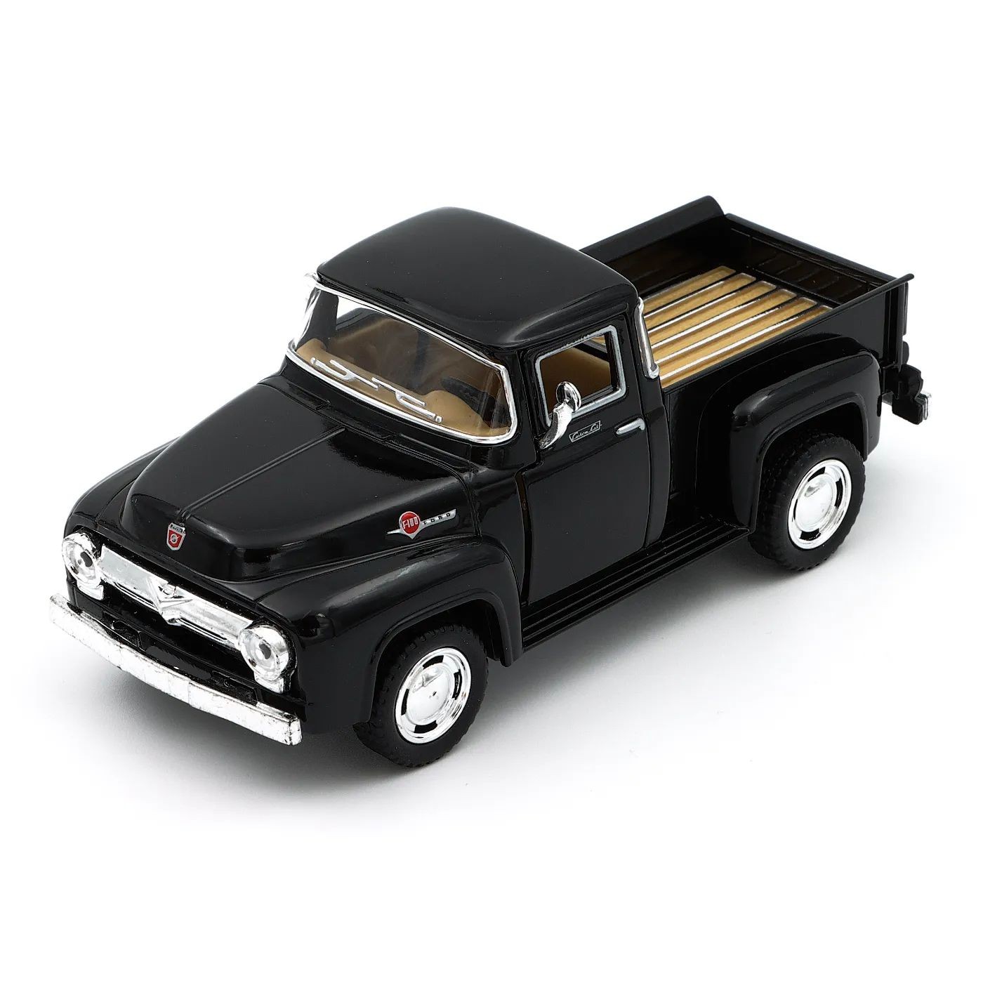 1956 Ford F-100 Pickup – Kinsmart – 1:38 – Svart