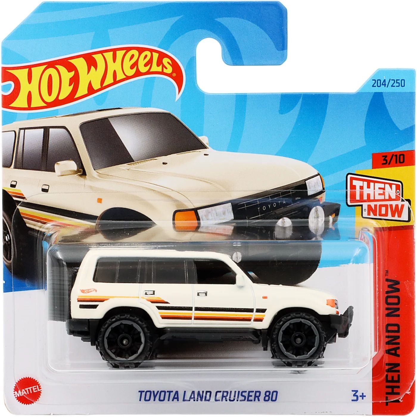 Läs mer om Toyota Land Cruiser 80 - Then And Now - Vit - Hot Wheels