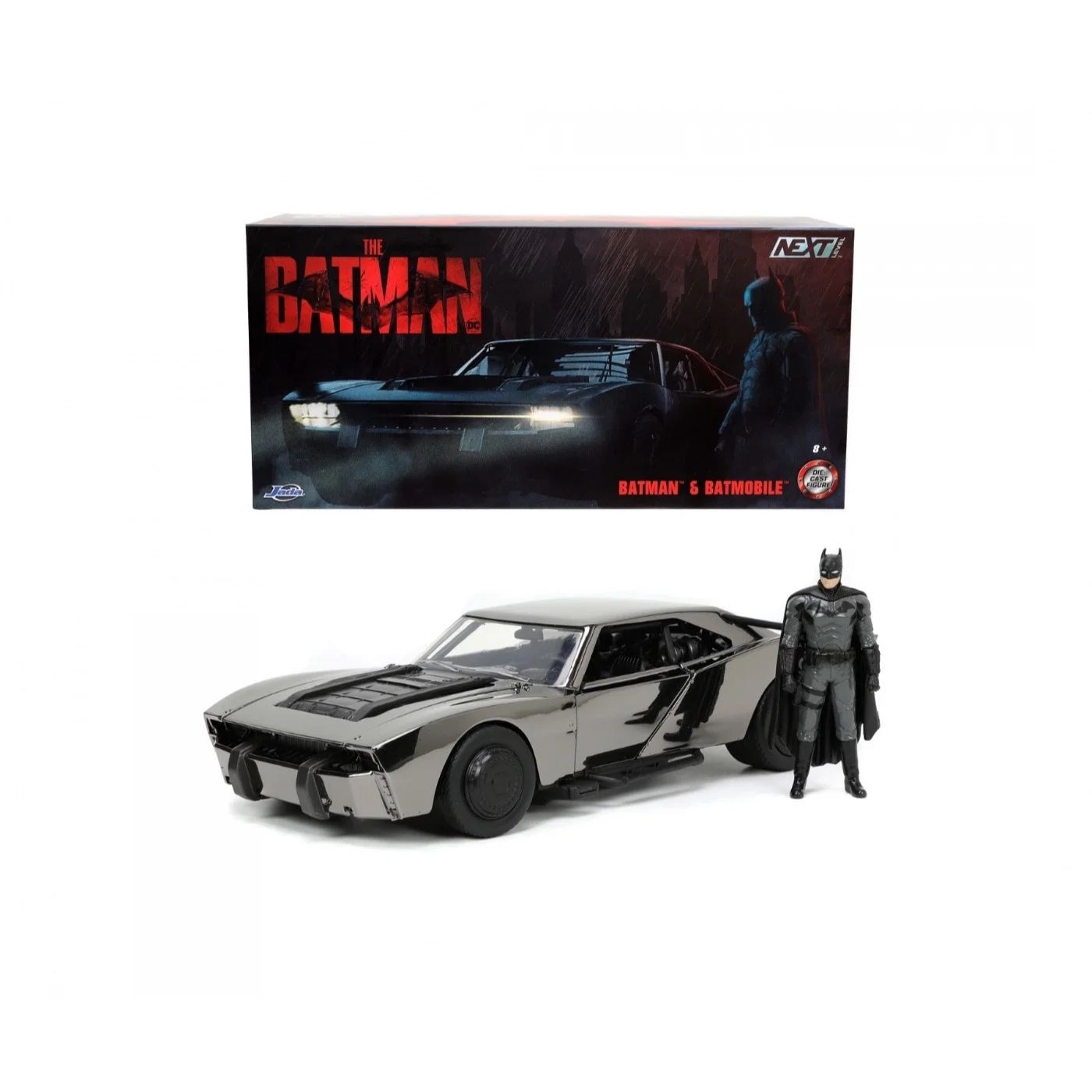 Batman &amp Batmobile 2022 – Next Level – Jada Toys – 1:24