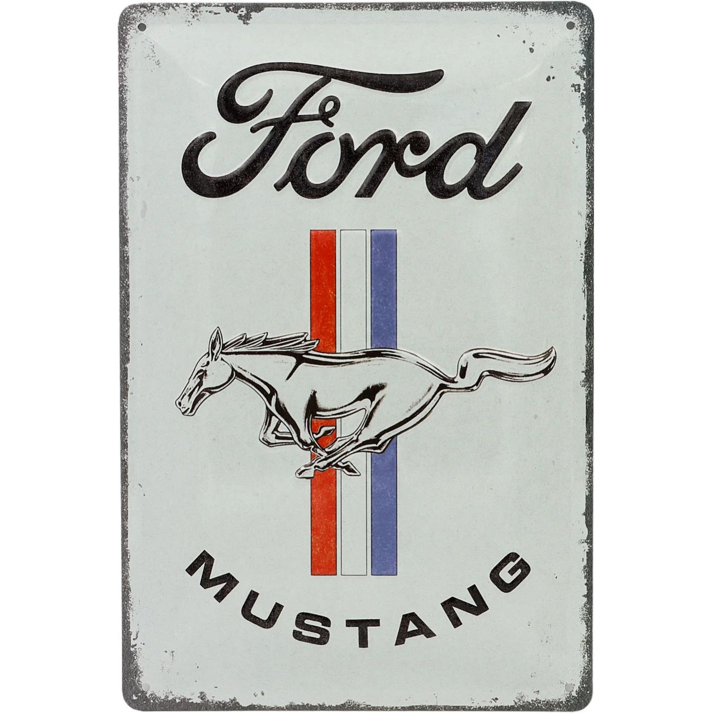Ford Mustang - Plåtskylt - 20x30 cm