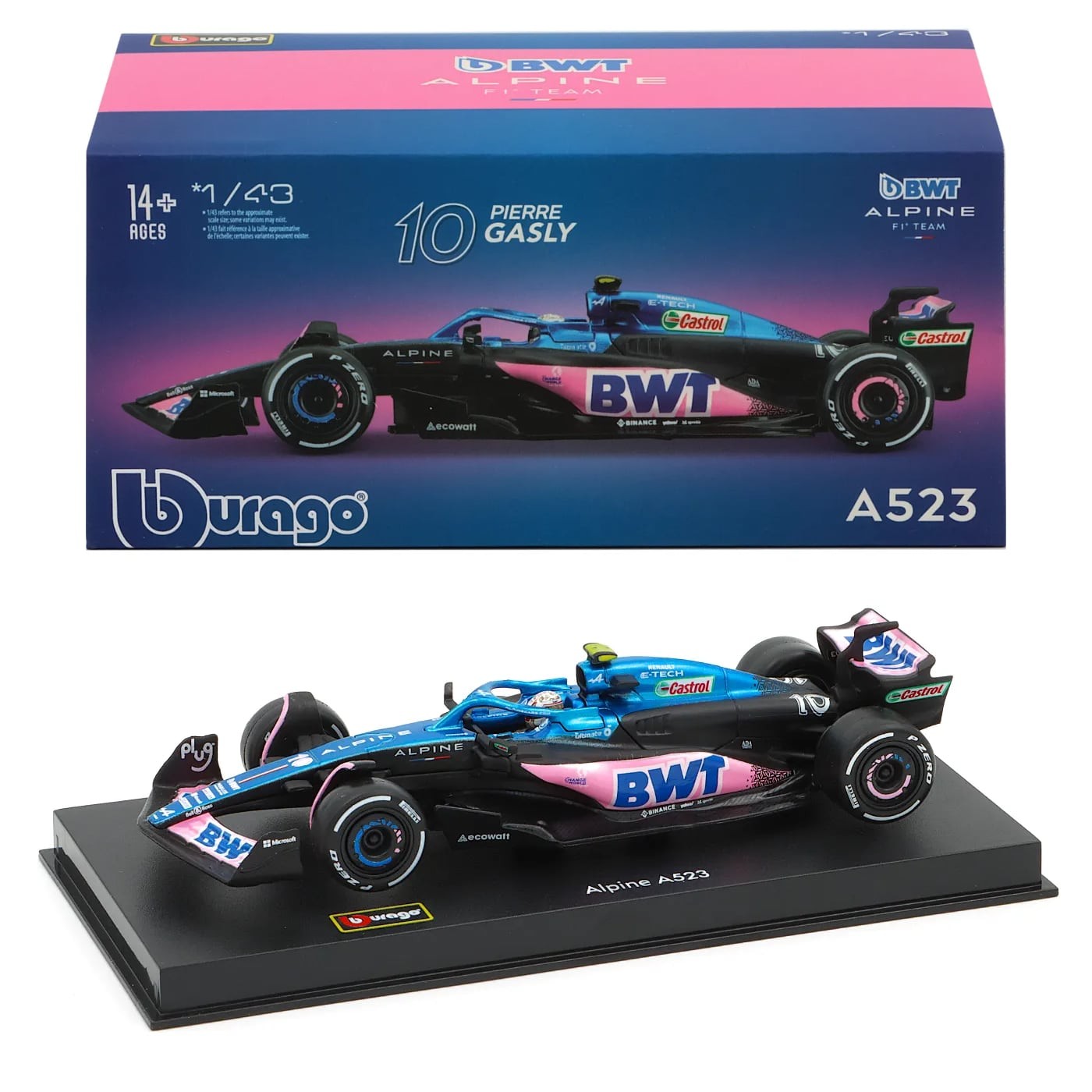 F1 – Alpine – A523 – #10 Pierre Gasly – Bburago – 1:43