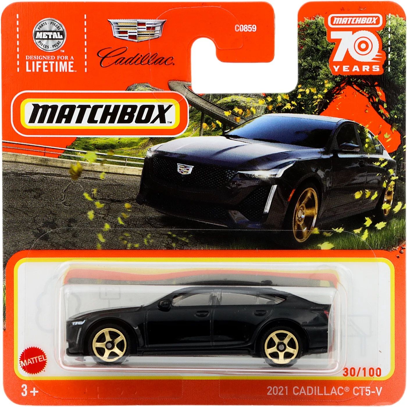 2021 Cadillac CT5-V – Svart – Matchbox 70 Years – Matchbox