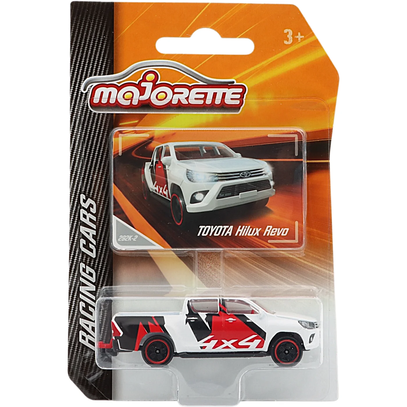 Toyota Hilux Revo - Racing Cars - Majorette - 8 cm