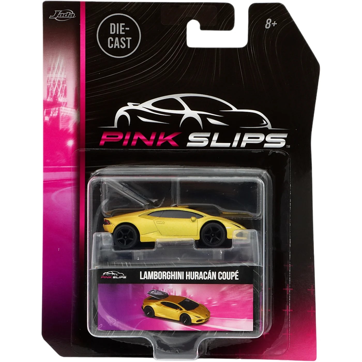 Läs mer om Lamborghini Huracán Coupé - Pink Slips - Jada Toys - 7 cm