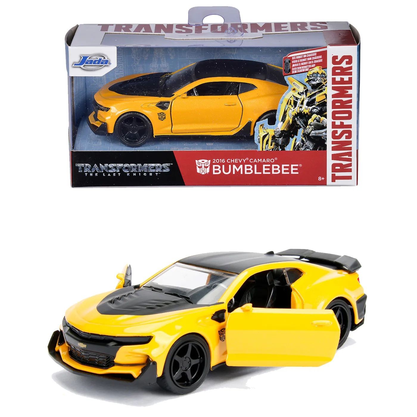 Läs mer om 2016 Chevy Camaro - Bumblebee - Transformers - Jada - 1:32