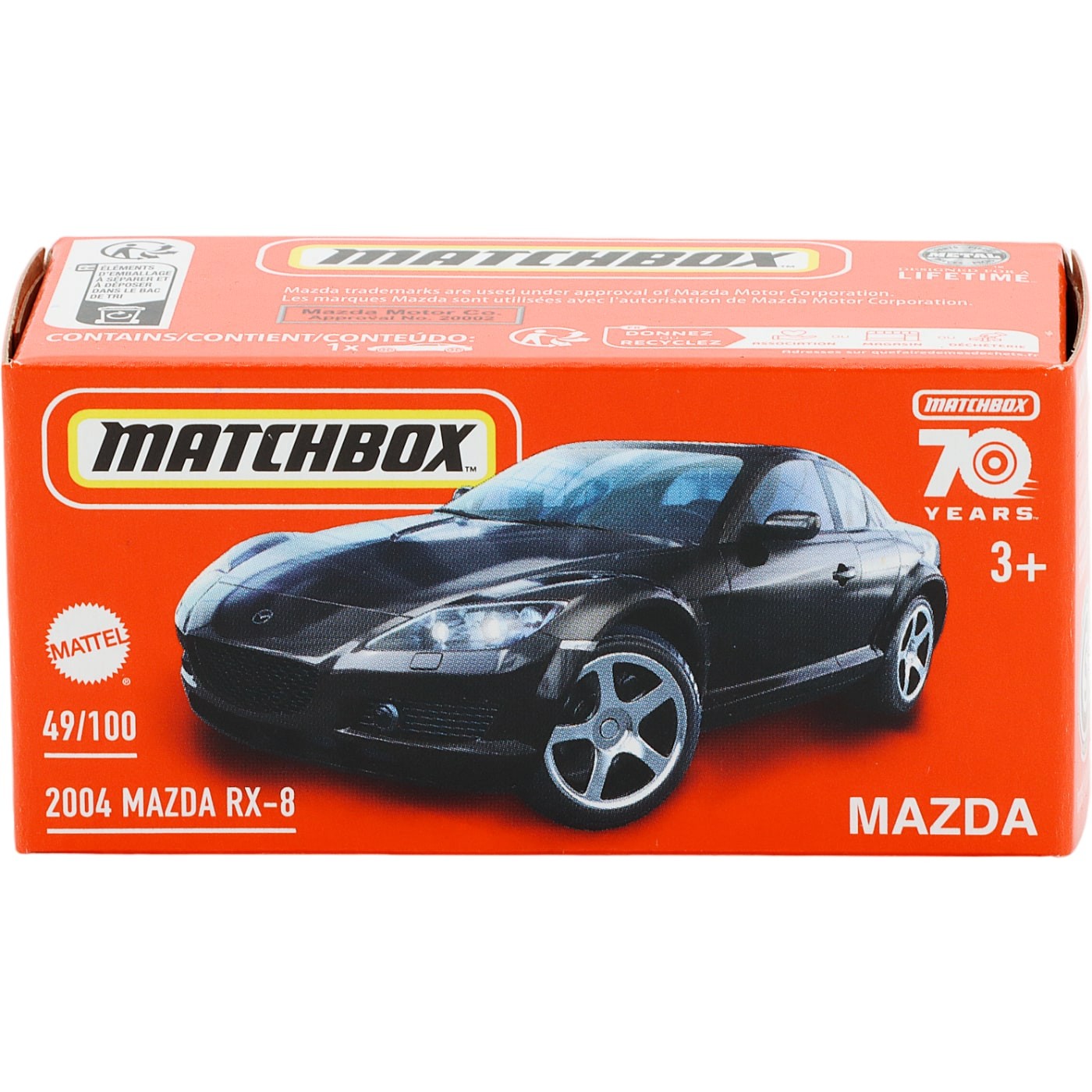 2004 Mazda RX-8 – Svart – Power Grab – Matchbox