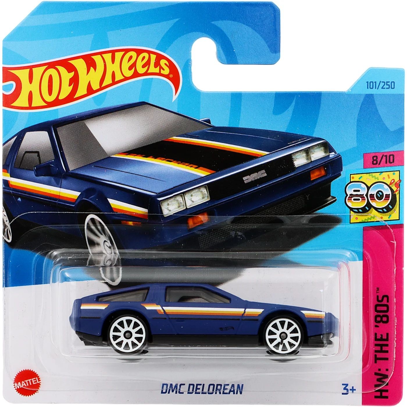 DMC Delorean – HW: The ’80s – Blå – Hot Wheels