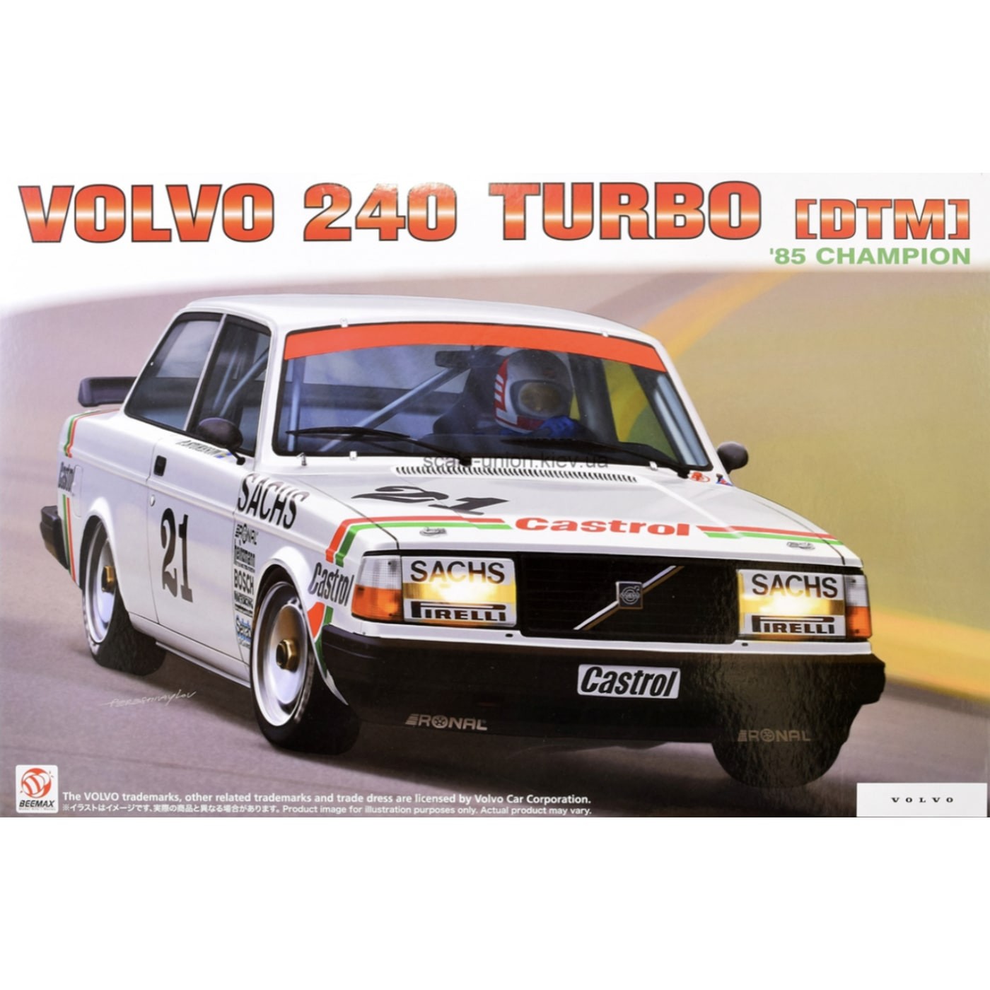 Volvo 240 Turbo DTM 85 Champion – Byggmodell – Beemax – 1:24