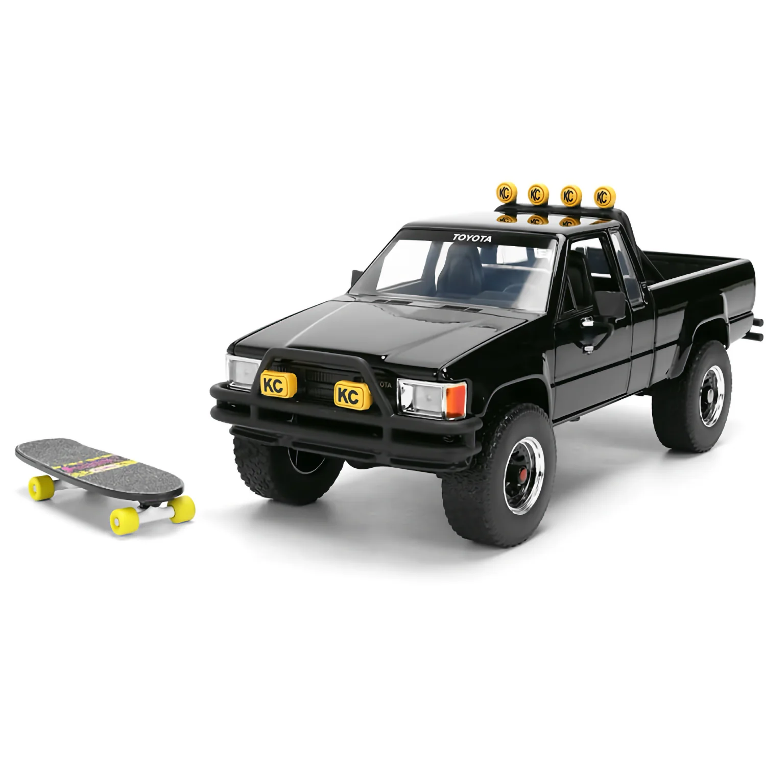 Marty's Skateboard & 1985 Toyota SR5 Pickup - Back to the Future - Jada Toys - 1:24