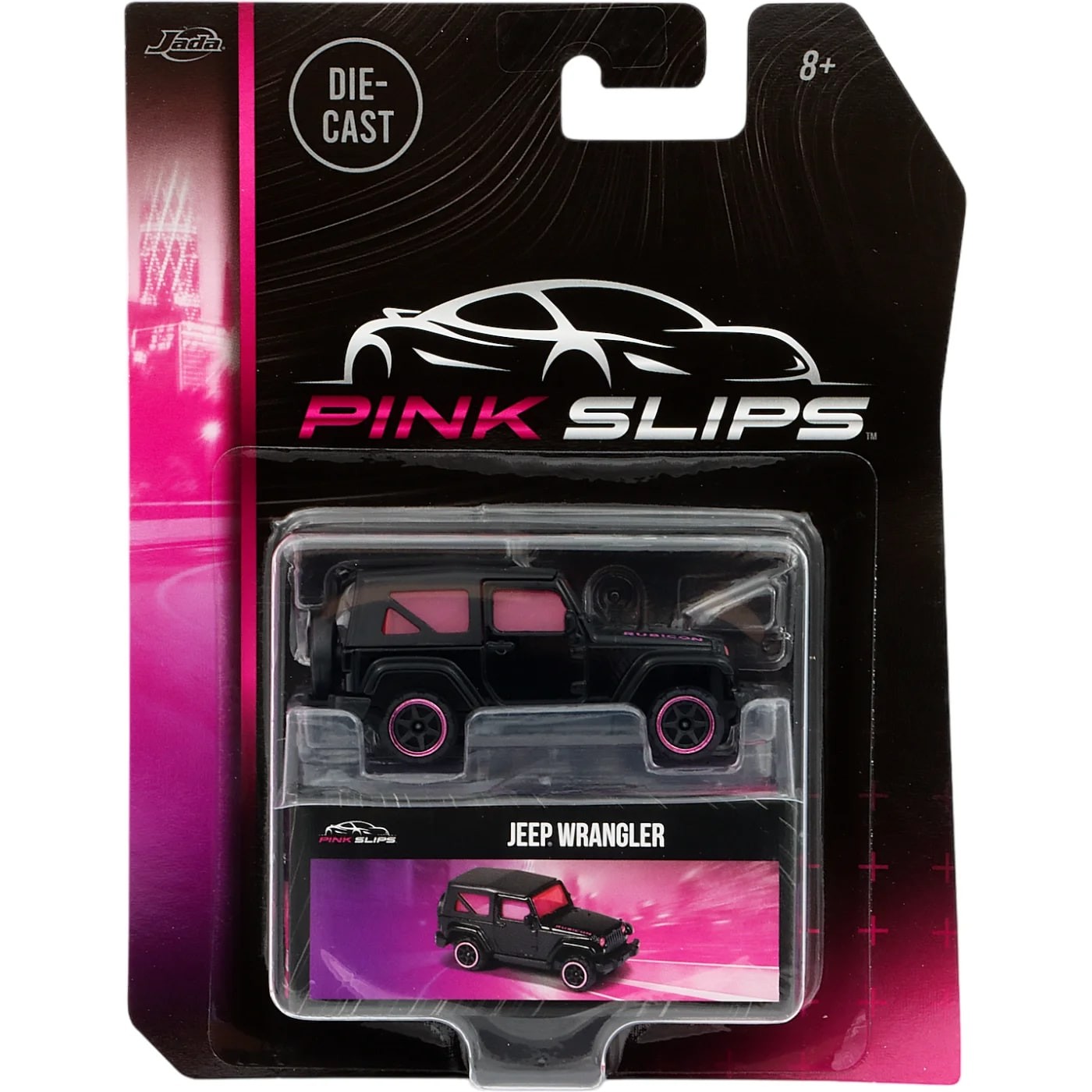 Läs mer om Jeep Wrangler - Pink Slips - Jada Toys - 7 cm