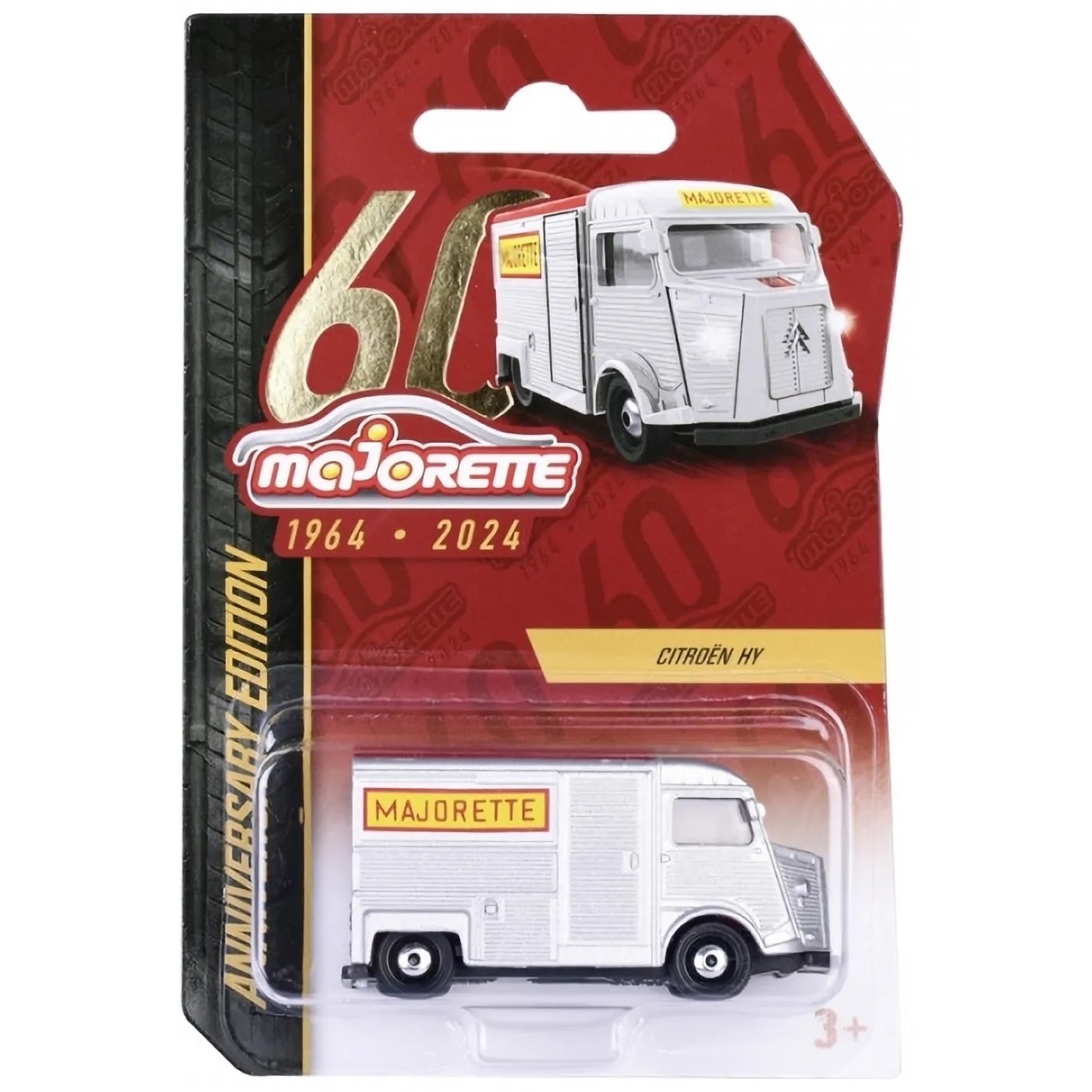 CitroÃ«n HY – Silver – Majorette 60 Years – 7 cm