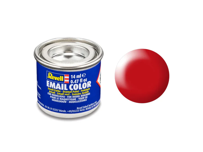 Silk "Luminous Red" - 332 - RAL 3026 - Emaljfärg - Revell