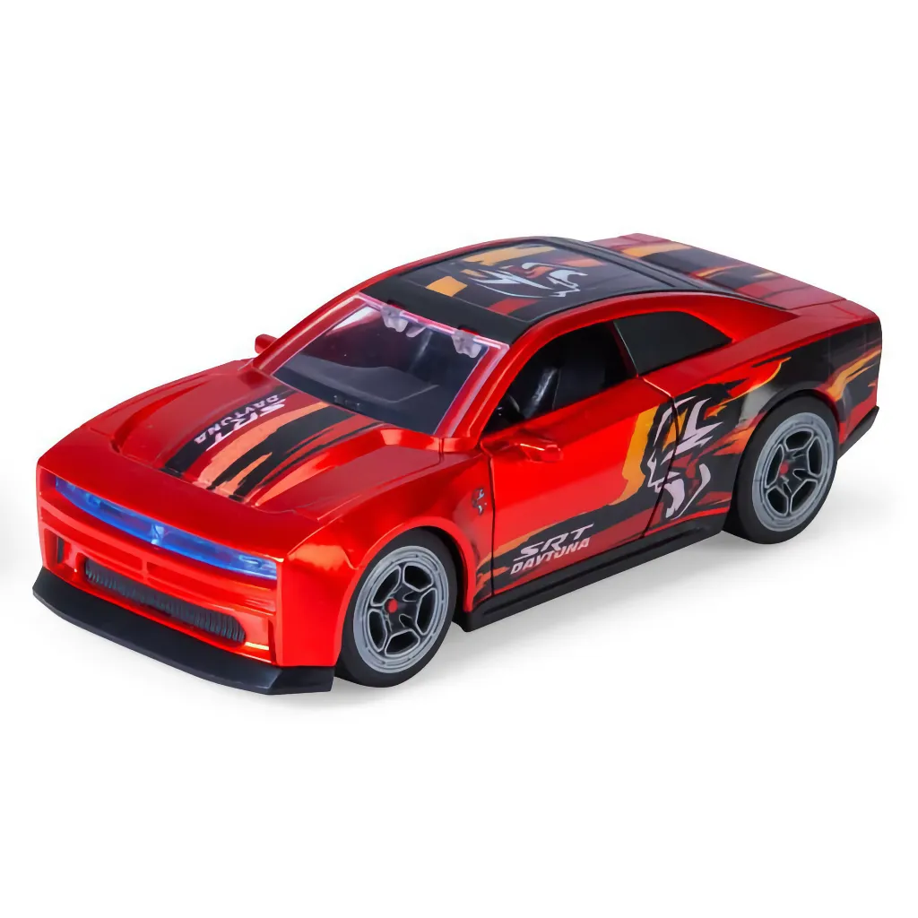 Dodge Charger Daytona SRT Concept - Röd - Dicke Toys - 14 cm