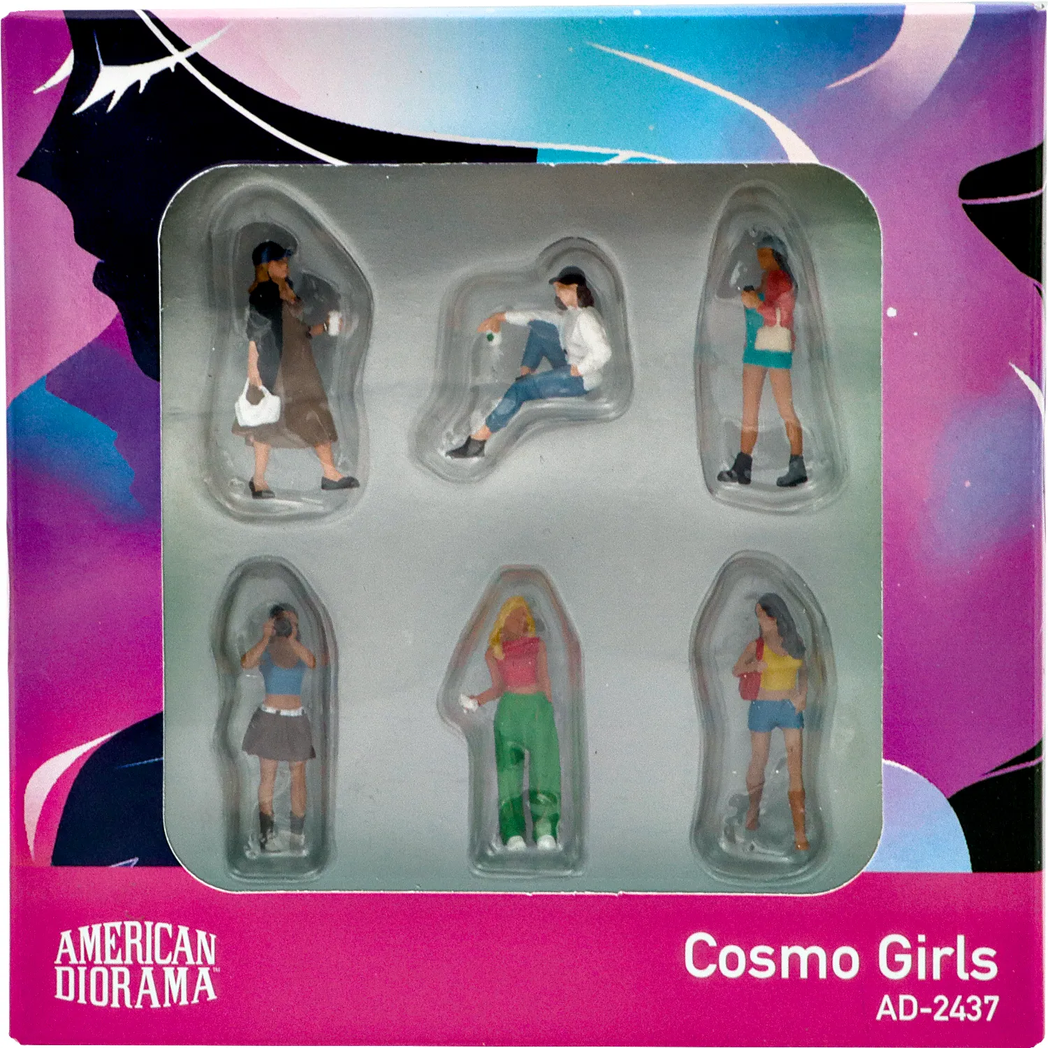 Figurer - Cosmo Girls - American Diorama - 1:64