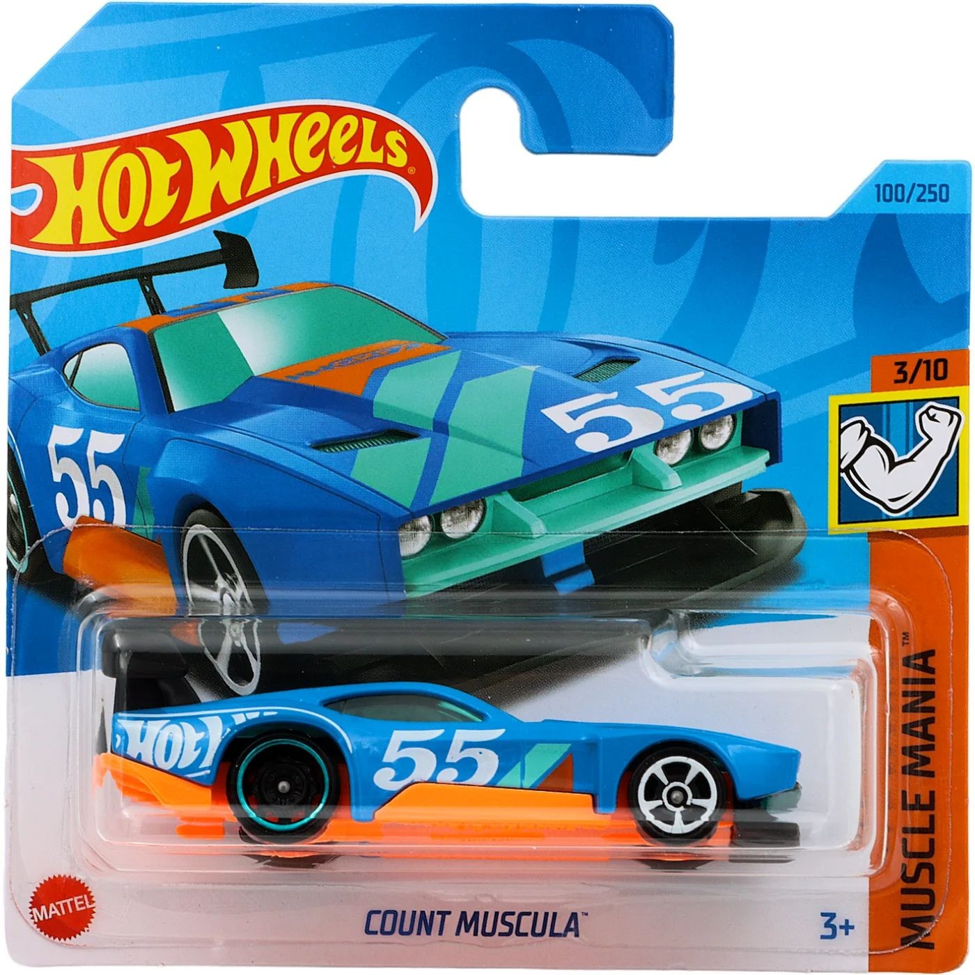 Count Muscula – Muscle Mania – Blå – Hot Wheels