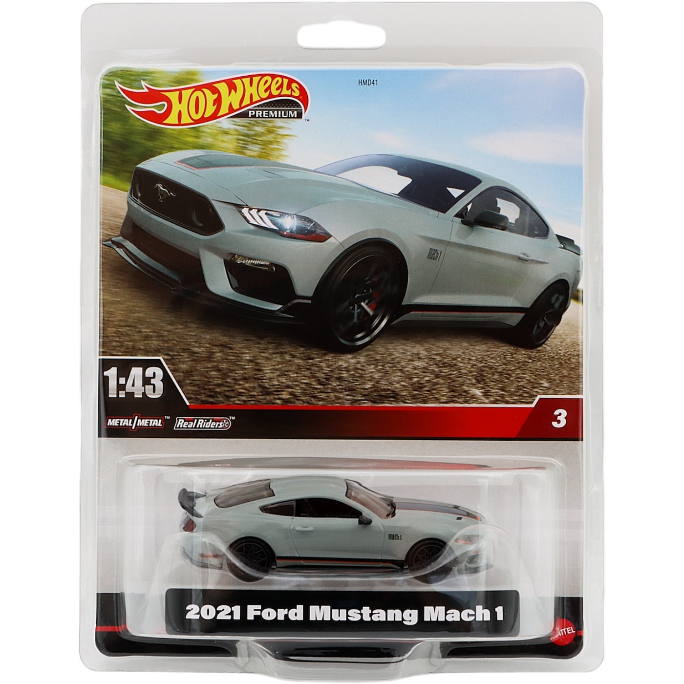 2021 Ford Mustang Mach 1 – Grå – Hot Wheels – 1:43