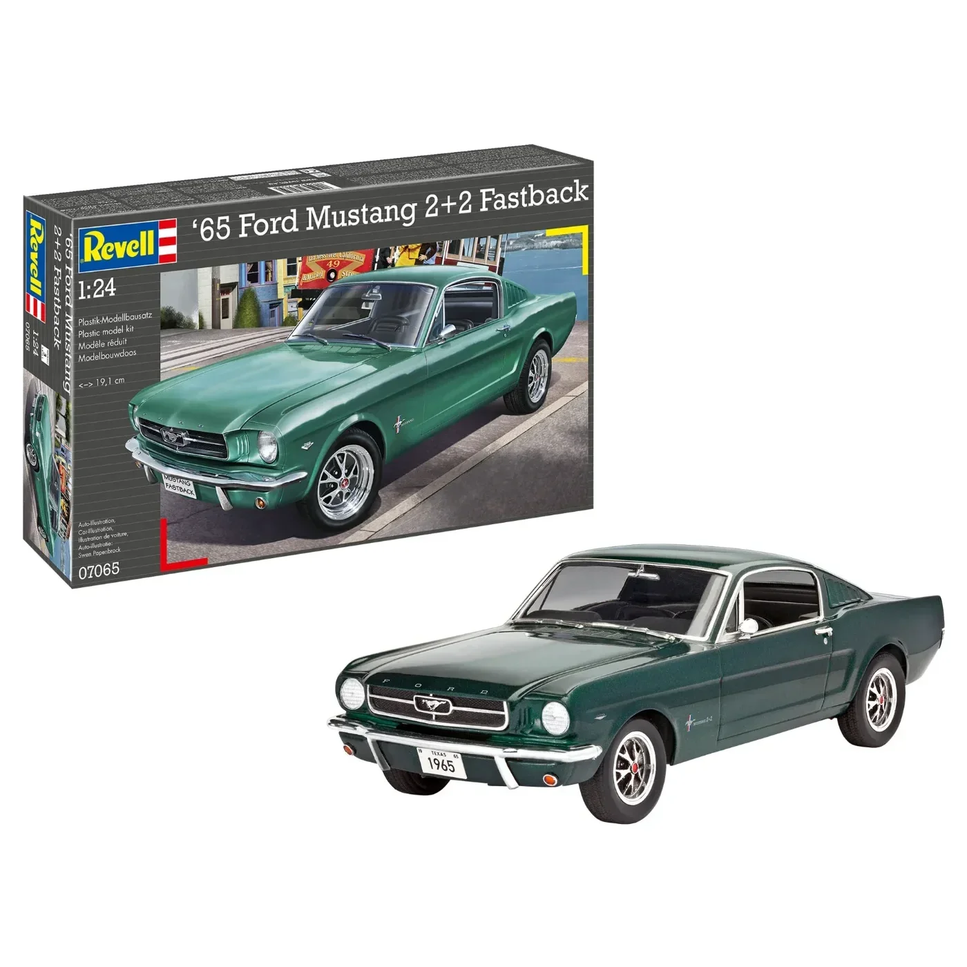 '65 Ford Mustang 2+2 Fastback - 07065 - Revell - 1:24