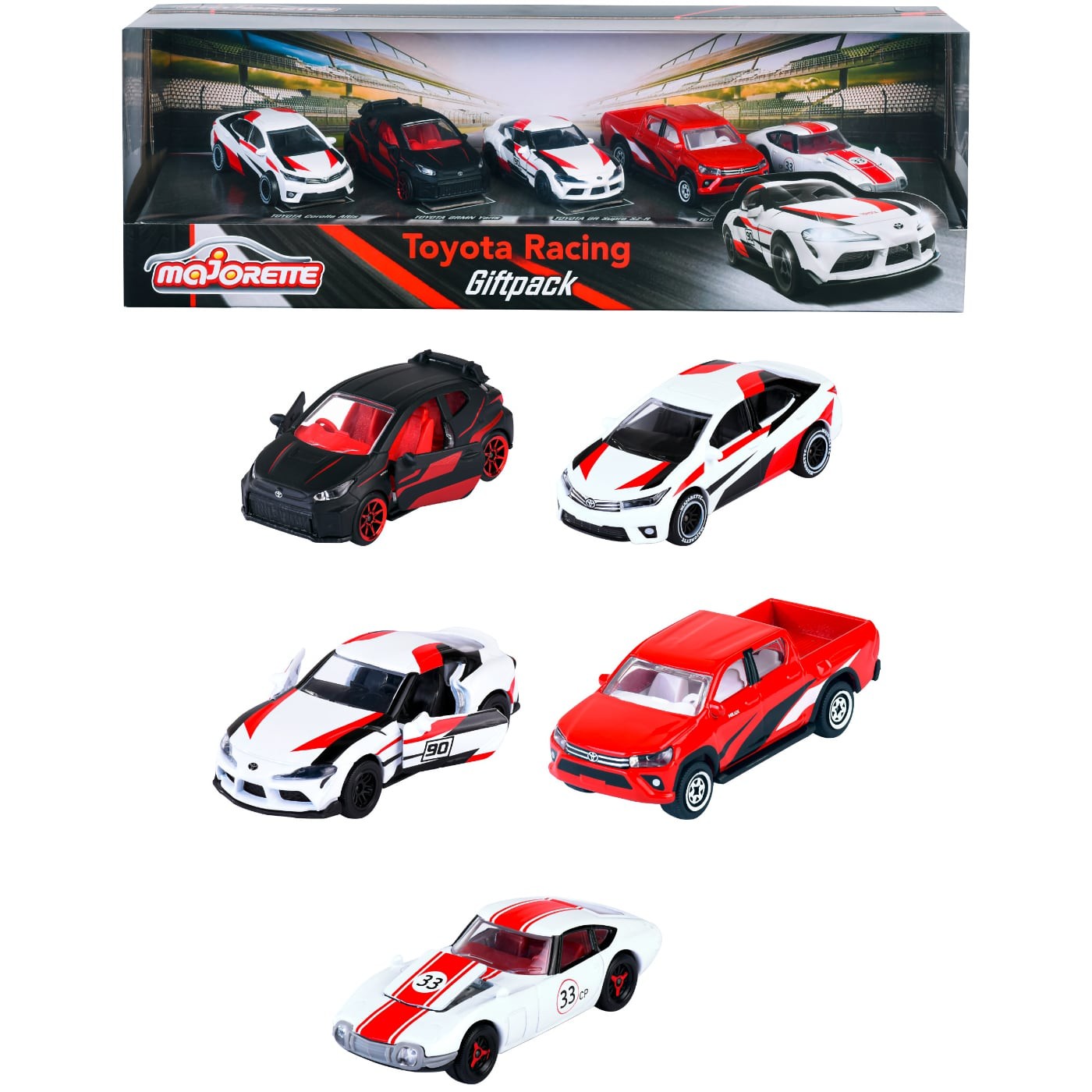 Toyota Racing – 5-pack giftpack – Majorette