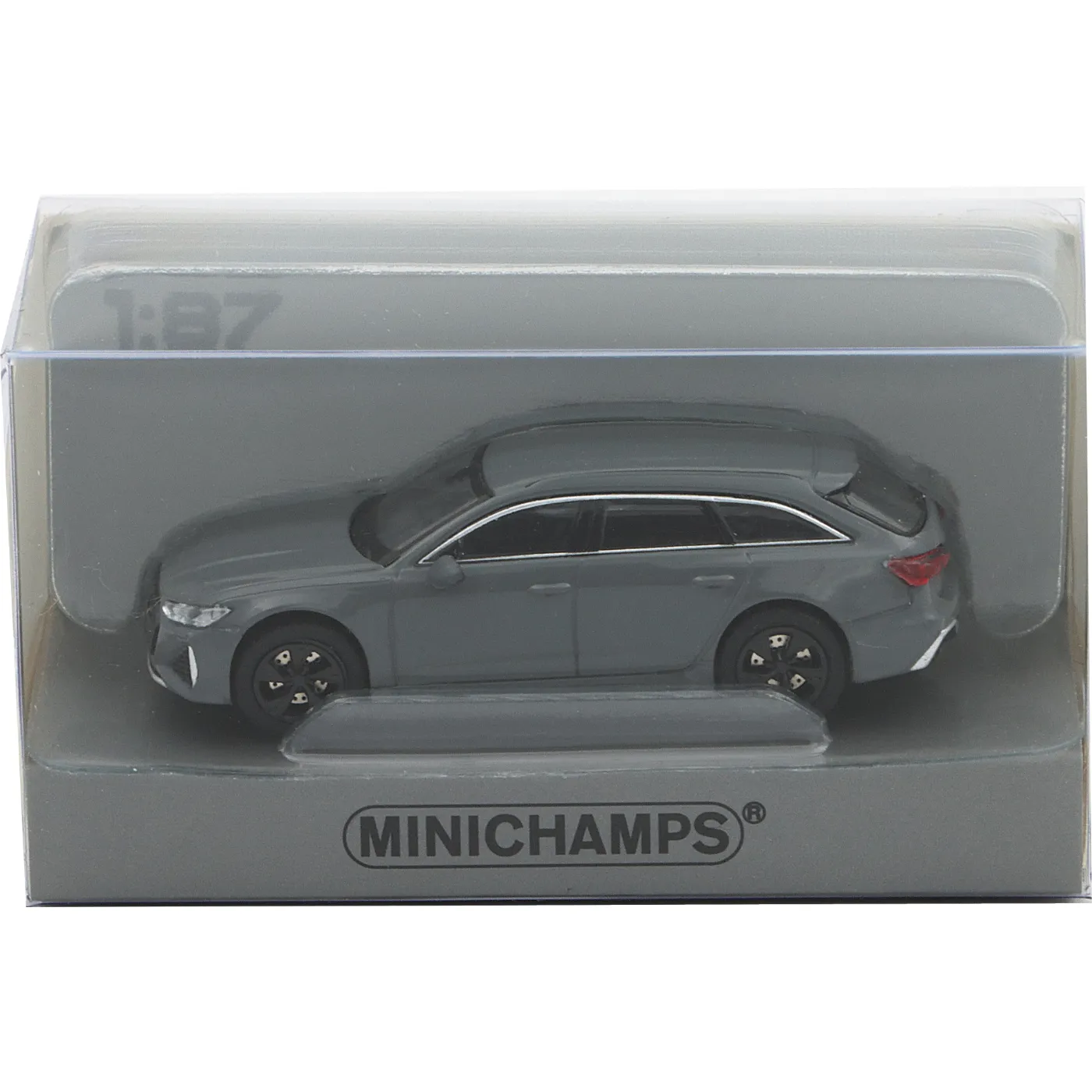 Audi RS6 Avant – 2019 – Grå – Minichamps – 1:87