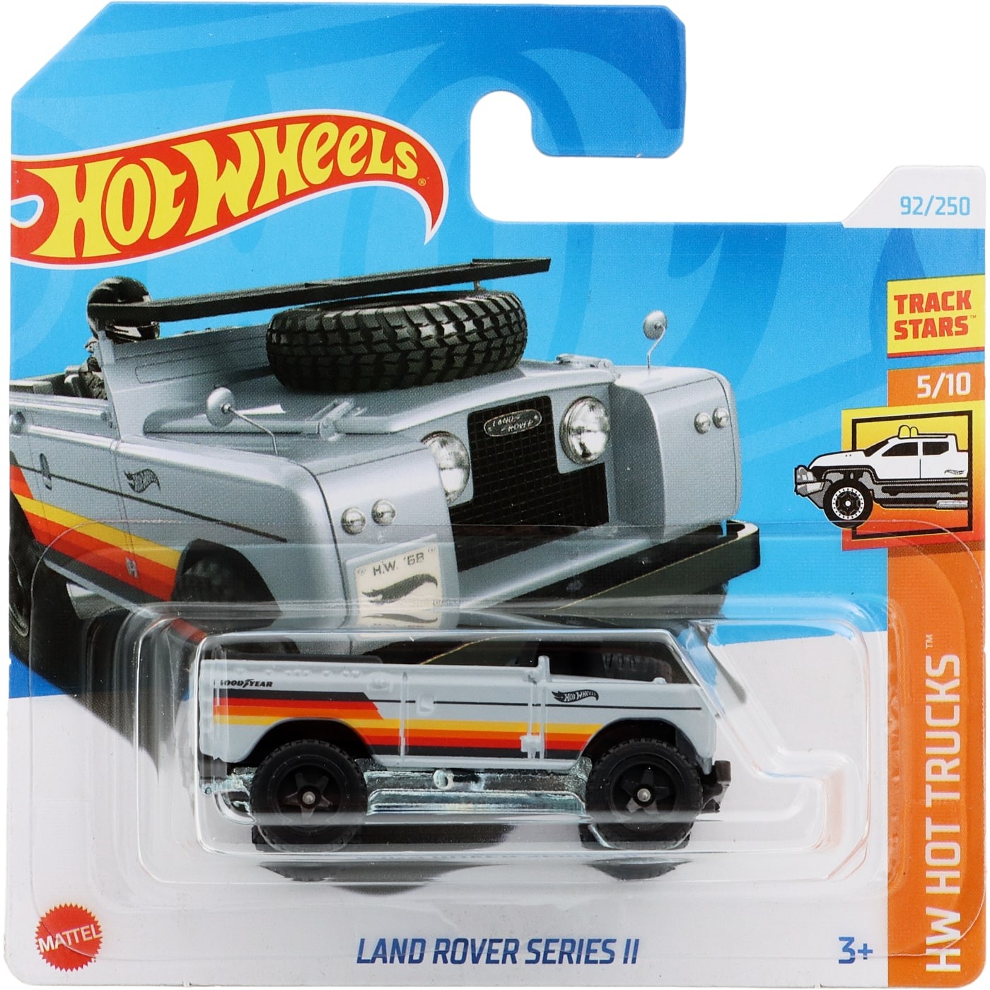 Läs mer om Land Rover Series II - Grå - HW Hot Trucks - Hot Wheels