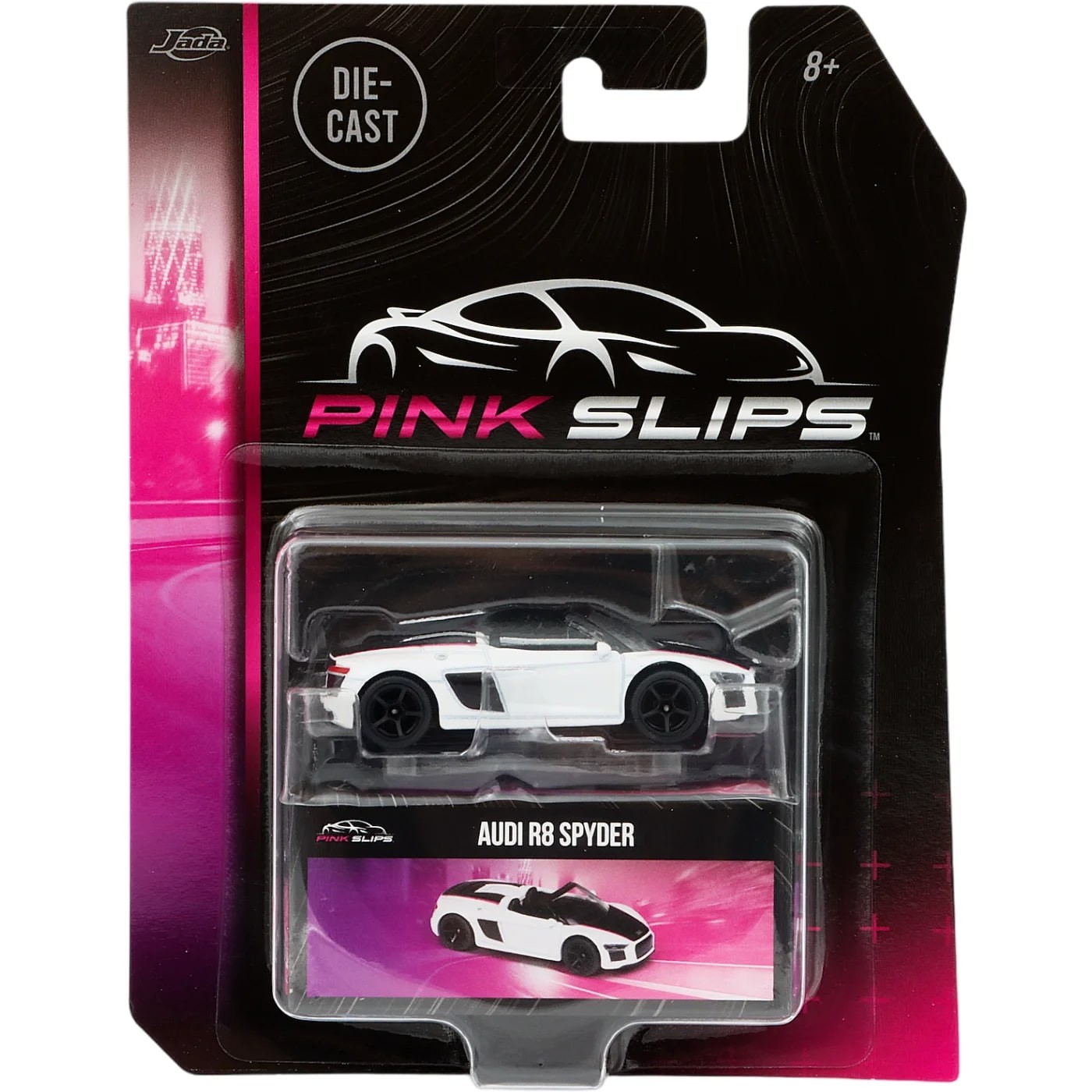 Audi R8 Spyder – Pink Slips – Jada Toys – 7 cm