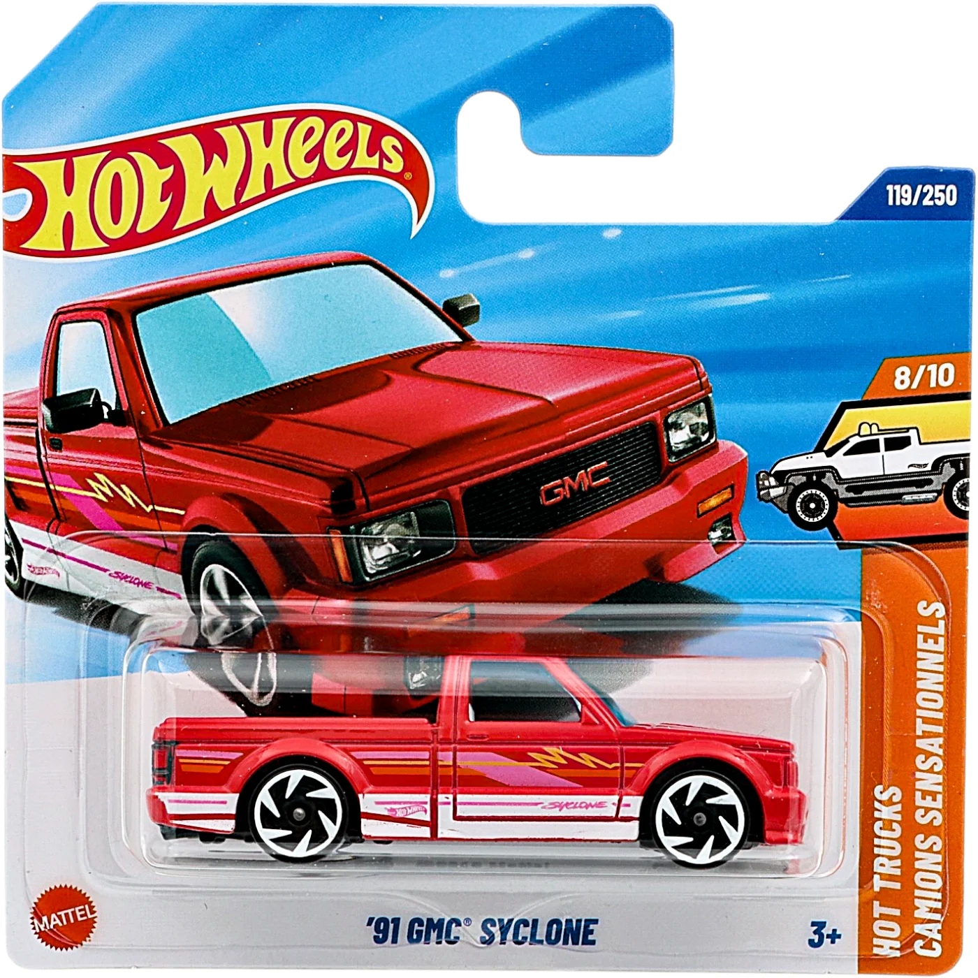 '91 GMC Syclone - Röd - Hot Trucks - Hot Wheels