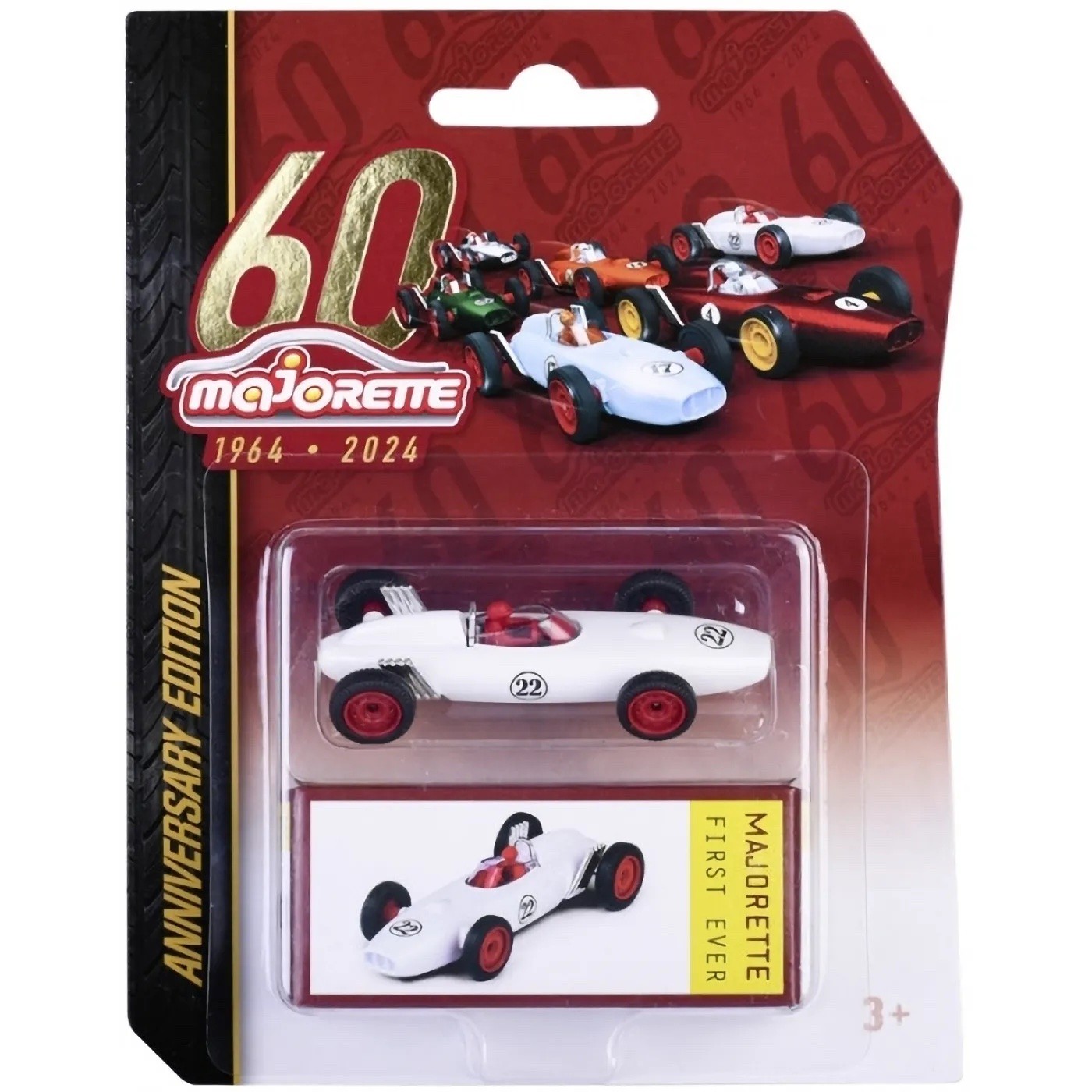 Anniversary Edition First Ever – Vit – Majorette – 7,5 cm