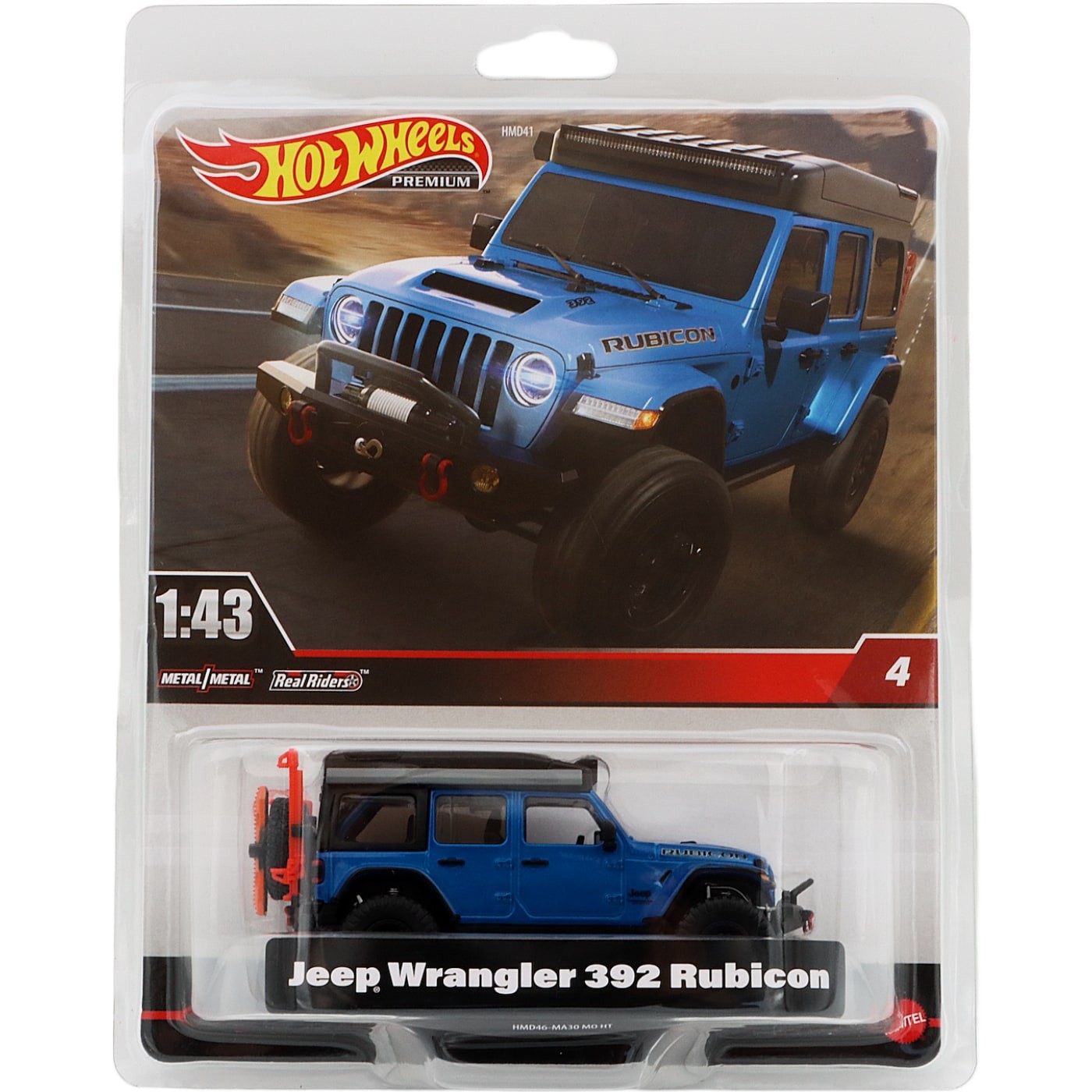 Läs mer om Jeep Wrangler 392 Rubicon - Blå - Hot Wheels - 1:43