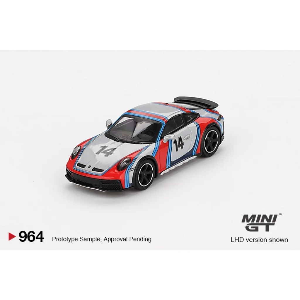 Porsche 911 (992) Dakar - Ice Gray Metallic "Rally 1978" - 964 - Mini GT
