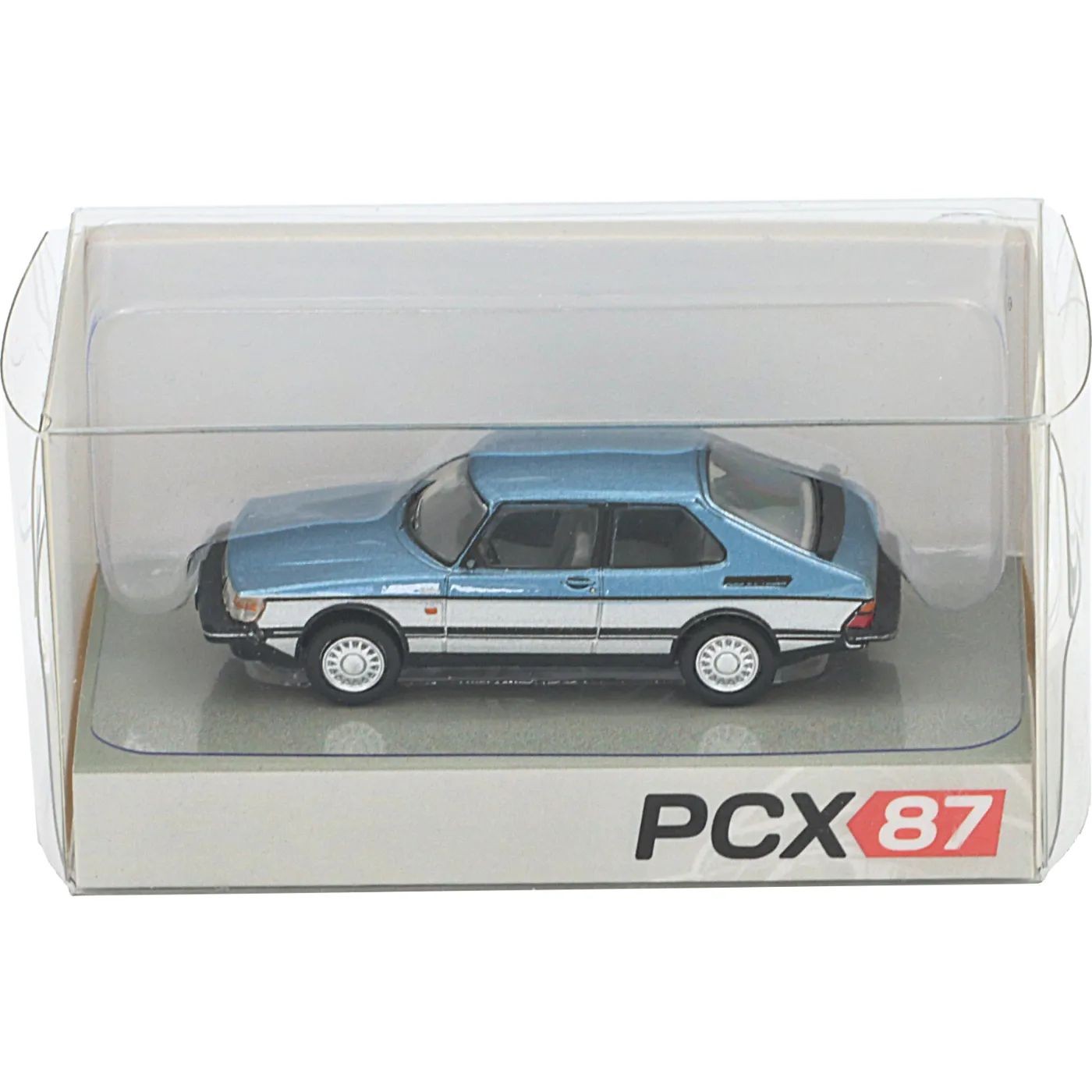 Läs mer om Saab 900 Turbo - Blå och Silver - 1986 - PCX87 - 1:87