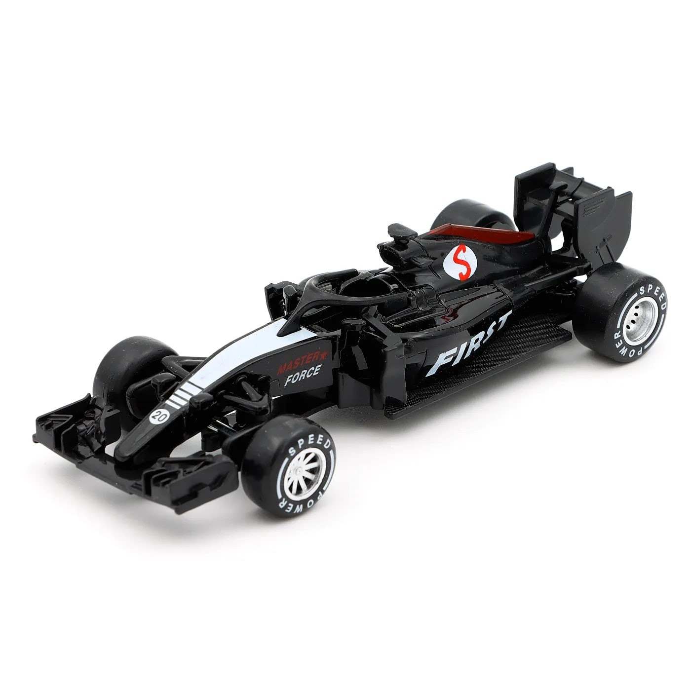 Formel 1 leksaksbil – Svart – 13 cm