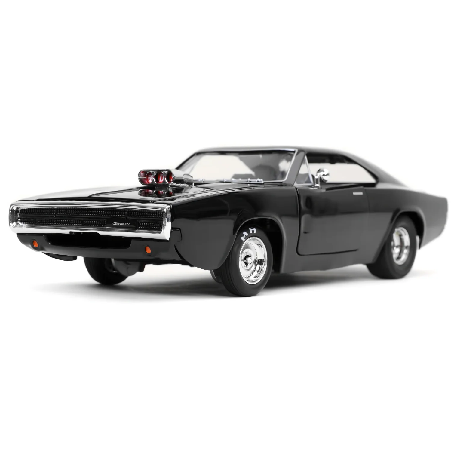 Dom's Dodge Charger 500 - Svart - 1968 - Fast & Furious - Jada - 1:24