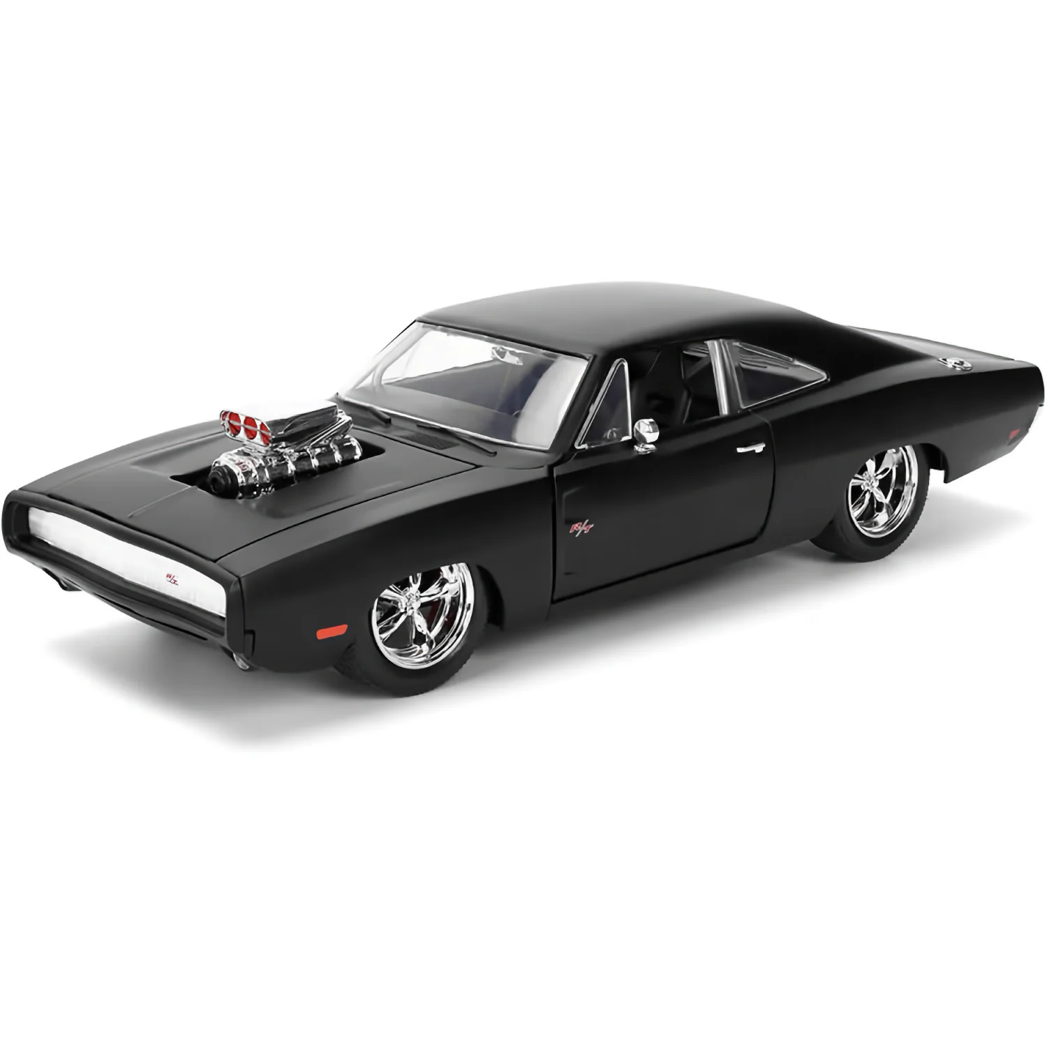 1970 Dodge Charger R/T - Mattsvart - Fast & Furious - Jada - 1:24