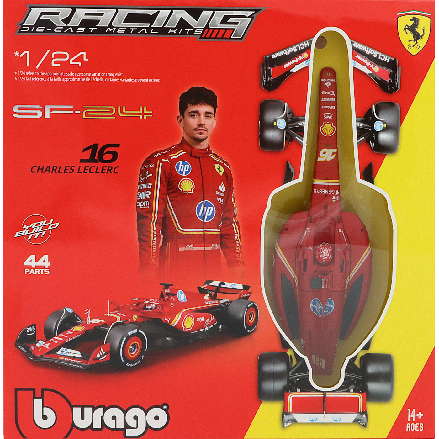 Ferrari SF-24 - Charles Leclerc - Byggsats - 1:24