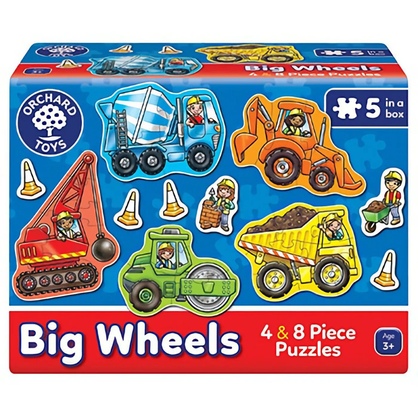 Orchard Toys Big Wheels – Pussel