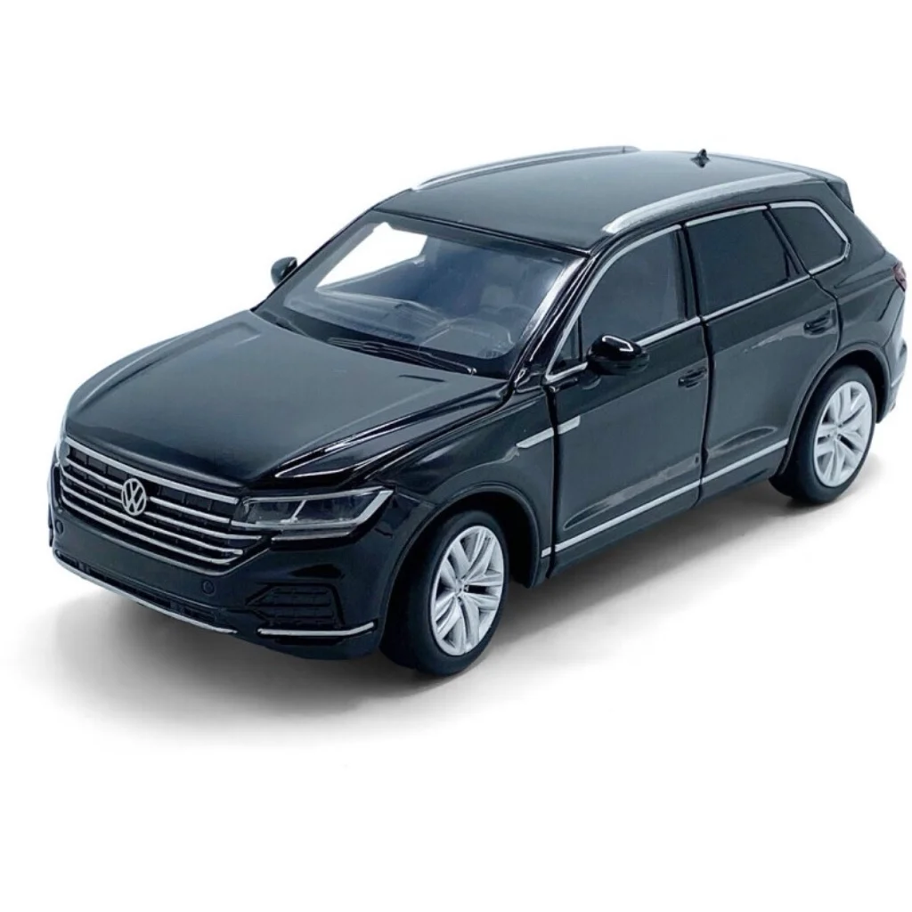 Volkswagen Touareg - Svart - Ljud & Ljus - Tayumo - 1:32