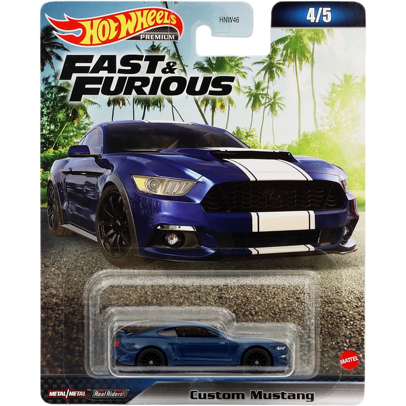 Custom Mustang – Blå – Fast &amp Furious 4/5 – Hot Wheels