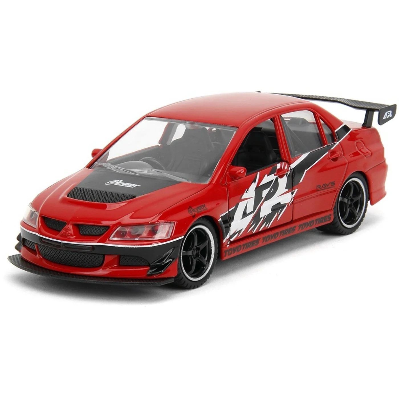 Mitsubishi Lancer Evolution IX - Röd - Fast & Furious - Jada