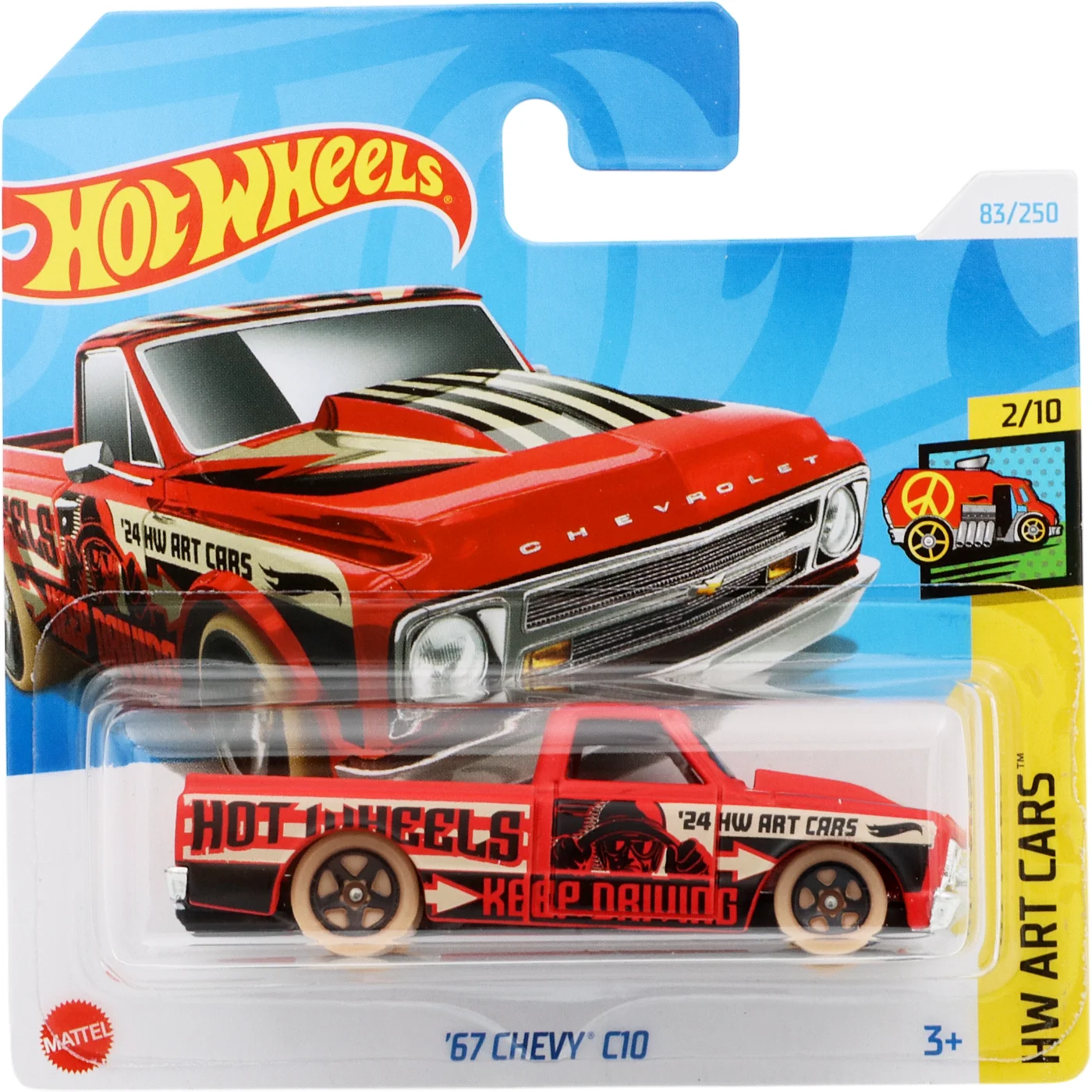 Läs mer om 67 Chevy C10 - HW Art Cars - Hot Wheels