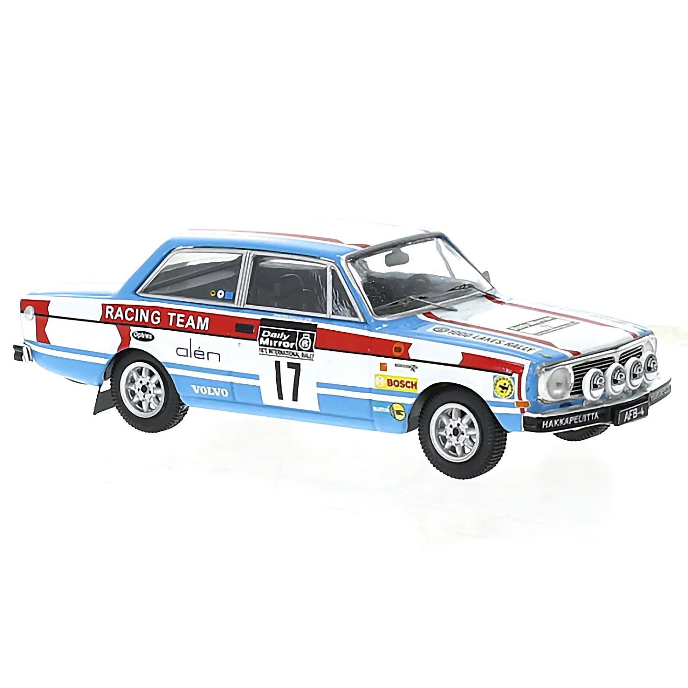 Volvo 142 – #17 M.AlÃ©n / A.Aho – RAC Rally 1972 – Ixo – 1:43