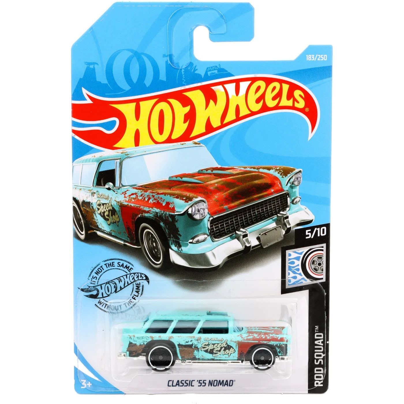 Classic ’55 Nomad – Rod Squad – Blå – Hot Wheels