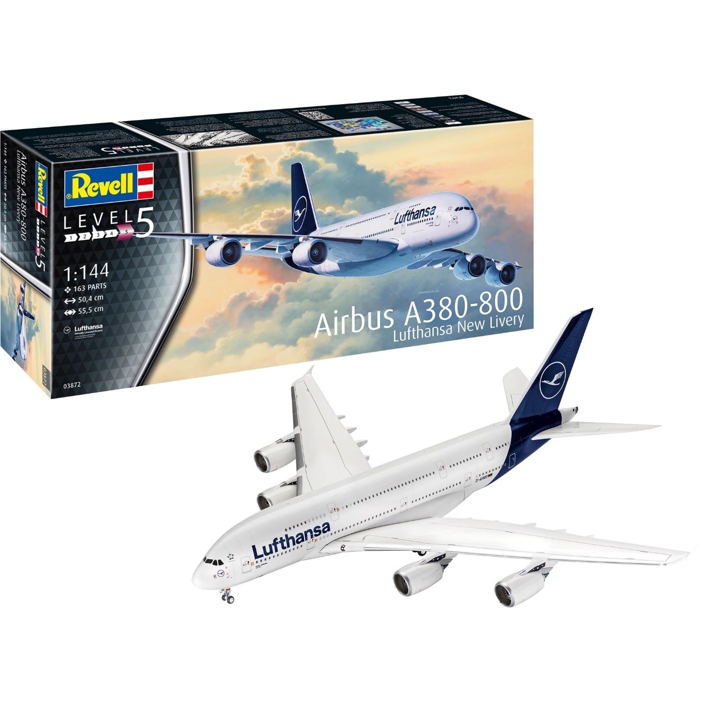 Airbus A380-800 – Lufthansa – 03872 – Revell – 1:144