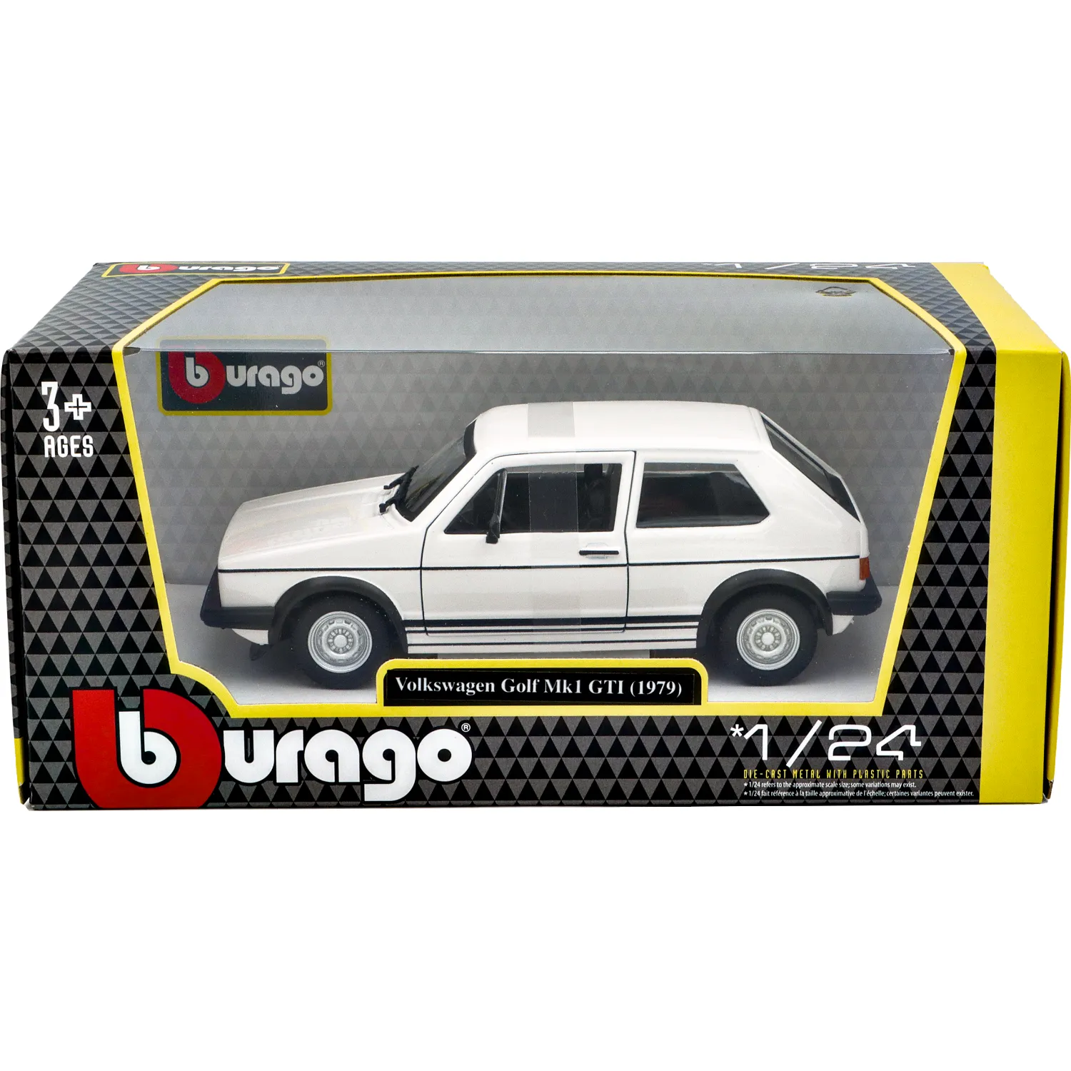 Volkswagen Golf Mk1 GTI - 1979 - Vit - Bburago - 1:24