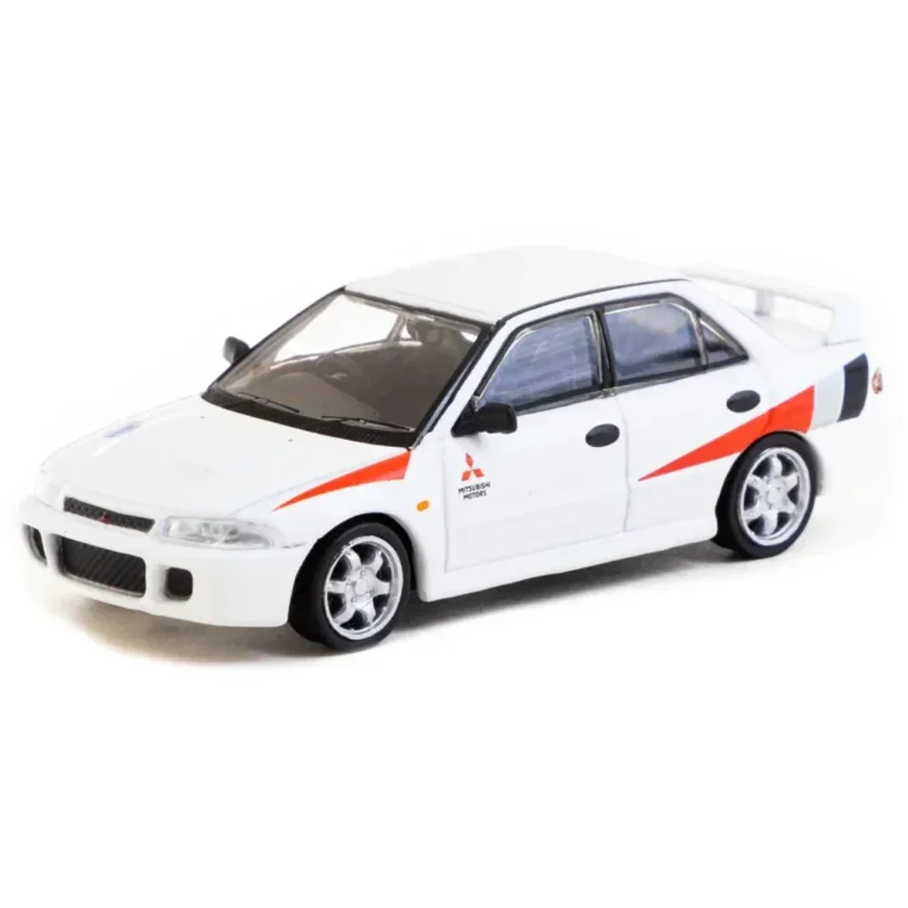 Läs mer om Mitsubishi Lancer RS Evolution - Vit - Tarmac - 1:64