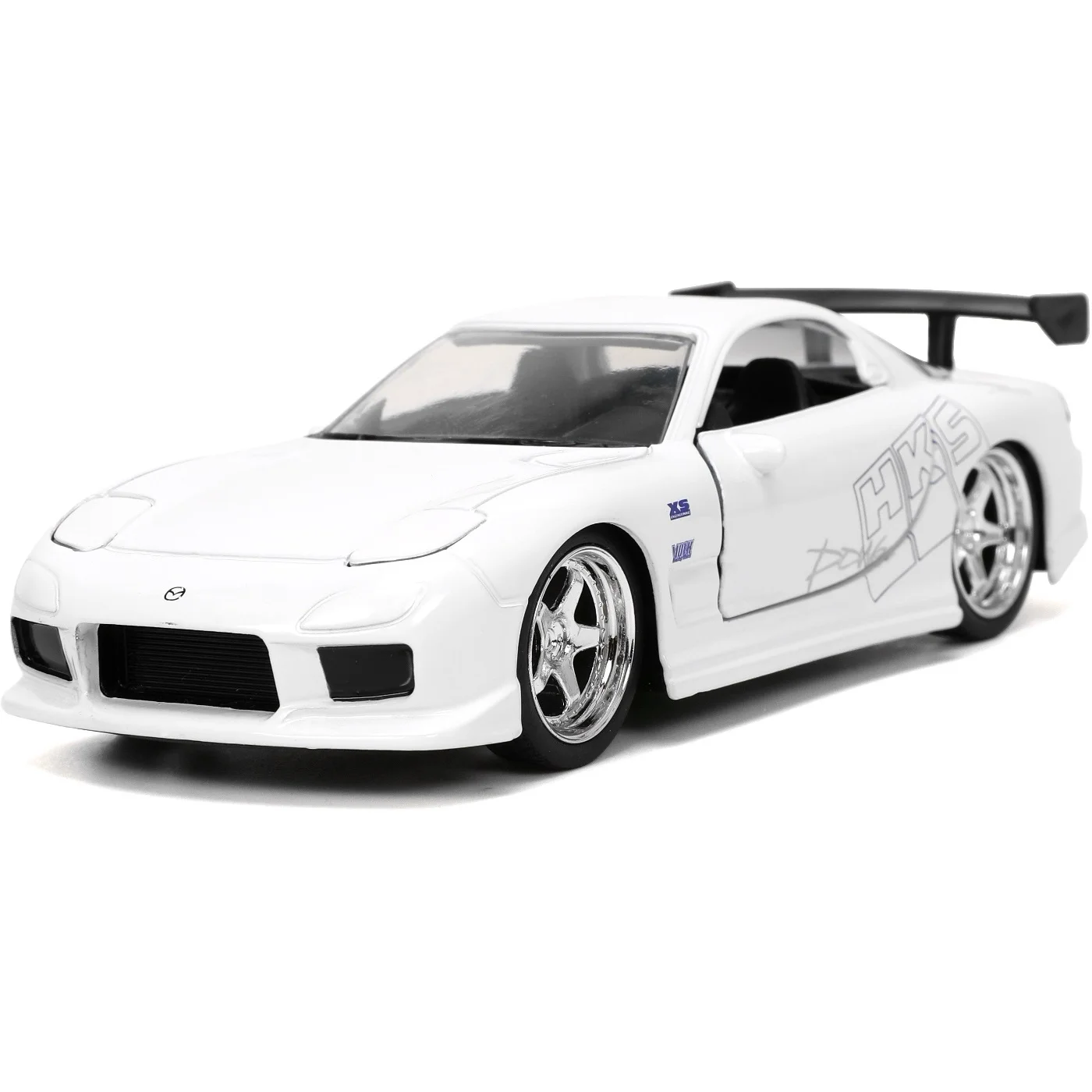 1993 Mazda RX-7 - Vit - Fast & Furious - Jada - 13 cm