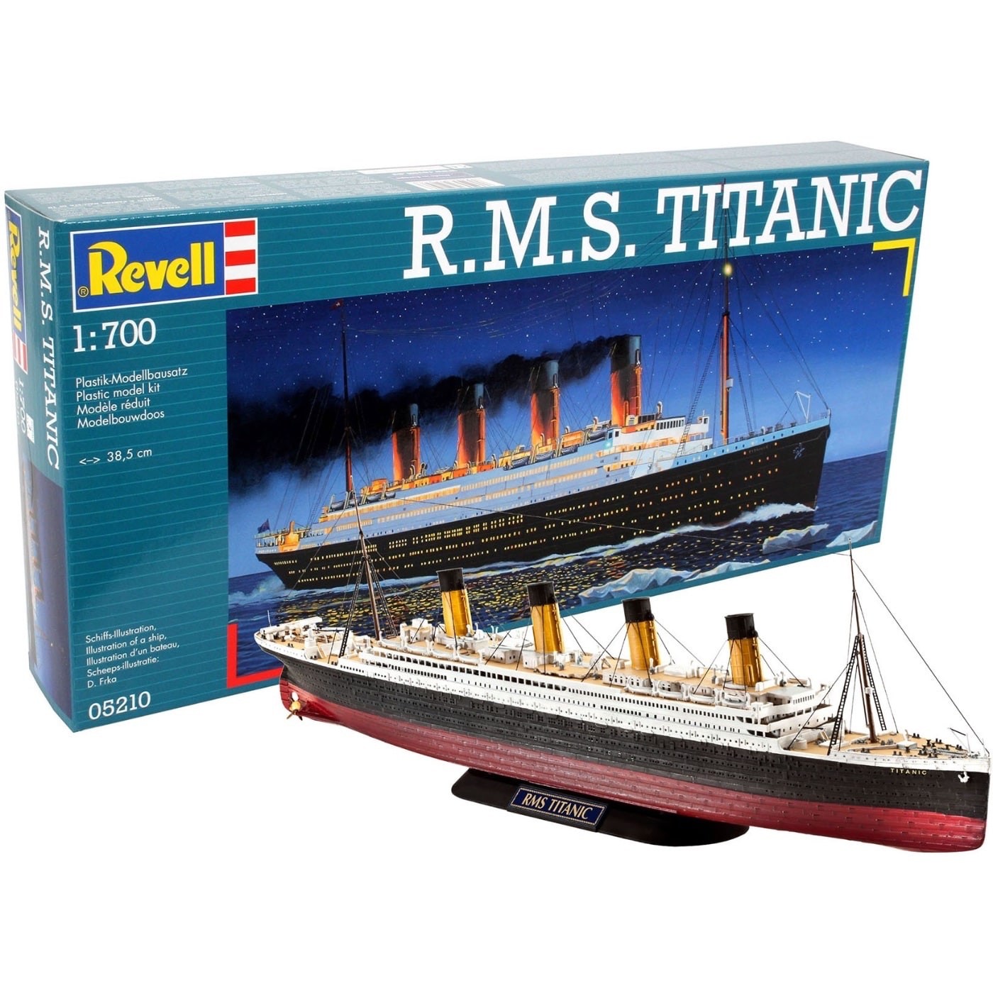 Läs mer om R.M.S. Titanic - 05210 - Revell - 1:700