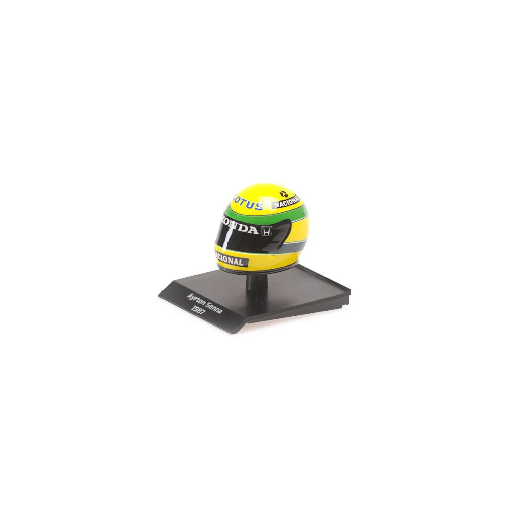 Ayrton Senna - 1987 - Hjälm - Minichamps - 1:10