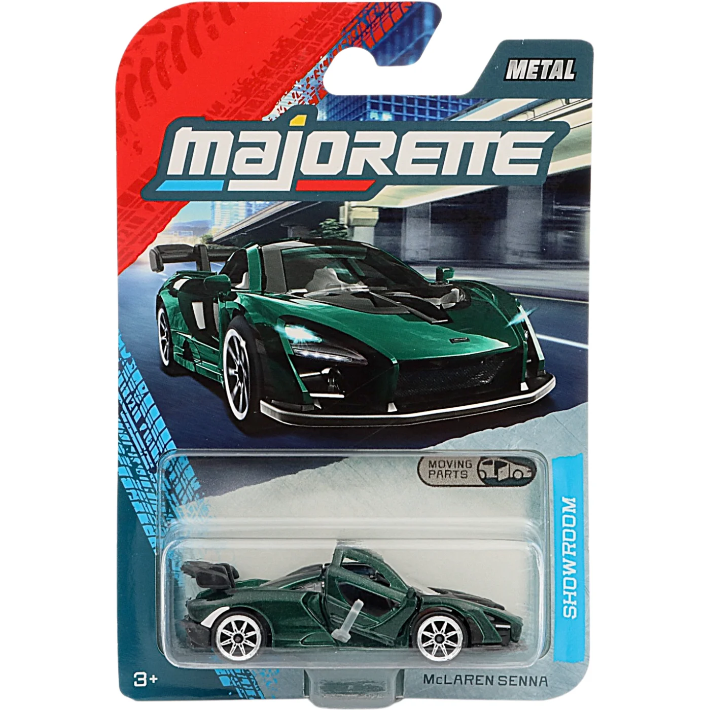 McLaren Senna - Grön - Showroom Premium Cars - Majorette - 7 cm