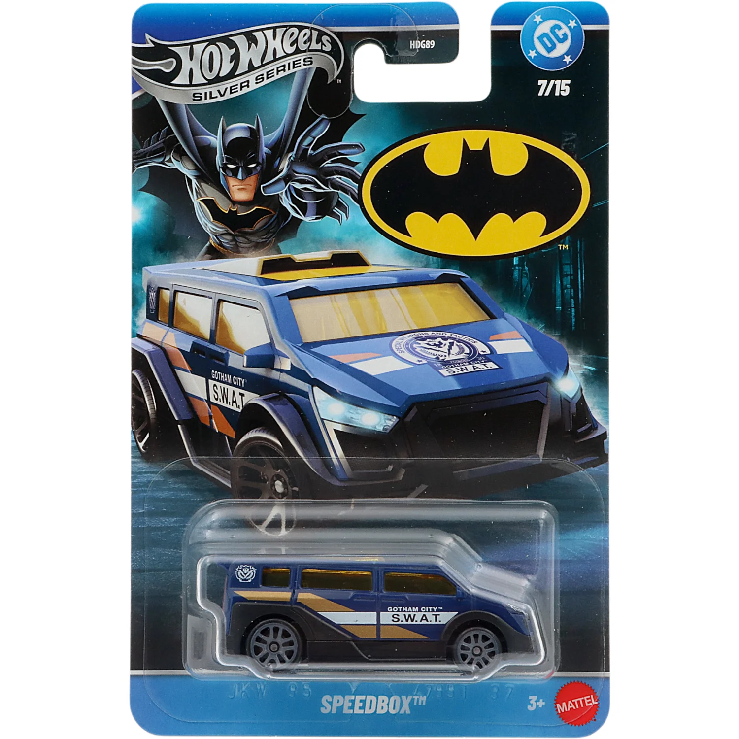Speedbox - Gotham City S.W.A.T. - Batman Series - Hot Wheels