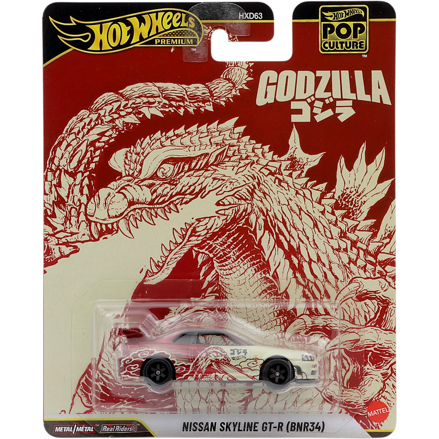 Nissan Skyline GT-R (BNR34) - Godzilla - Hot Wheels